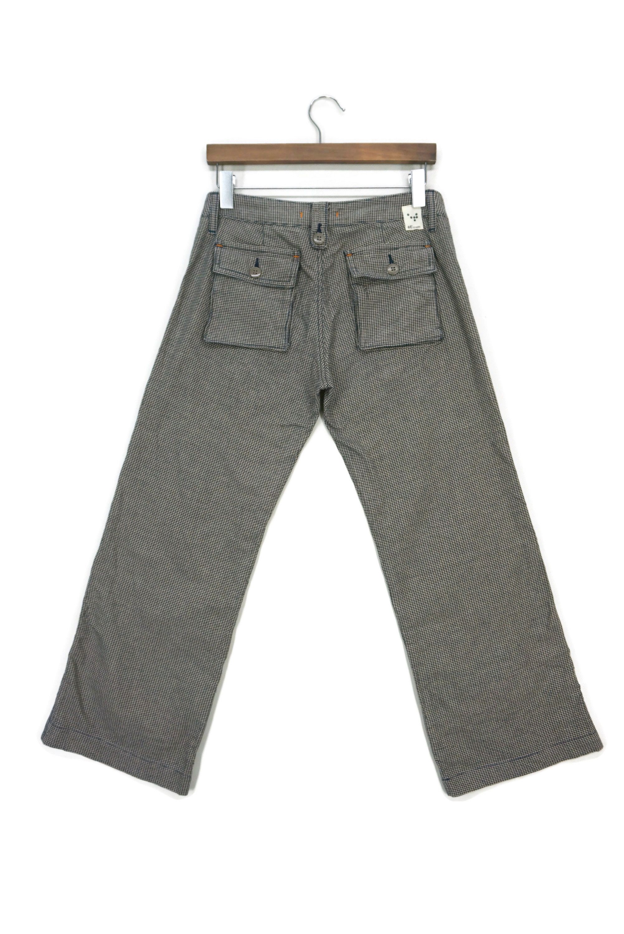 Japanese Brand Et Boite Jeans fit W31xL27.5 Cropped Wide-Leg Hickory Japan Size 28" / US 6 / IT 42 - 2 Thumbnail