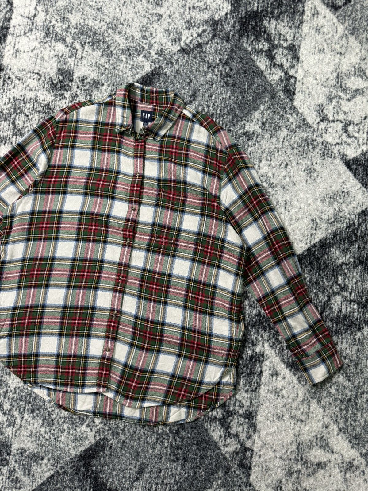 Gap Vintage Gap Flannel Shirt Button Ups Tall Grand Oversize Size US L / EU 52-54 / 3 - 2 Thumbnail