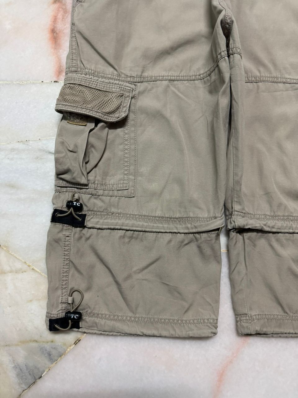 KMRii RARE⚡️VINTAGE 90's T&C SURF JORTS / 3QUARTERS CARGO BEIGE Size US 34 / EU 50 - 5 Thumbnail