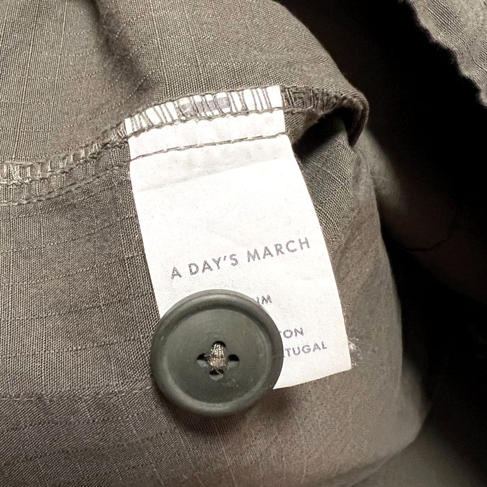 A Day's March A Day's March Jacket Men Army Size M Overshirt Cotton All Seasons Casual Button Front Size US M / EU 48-50 / 2 - 6 Thumbnail