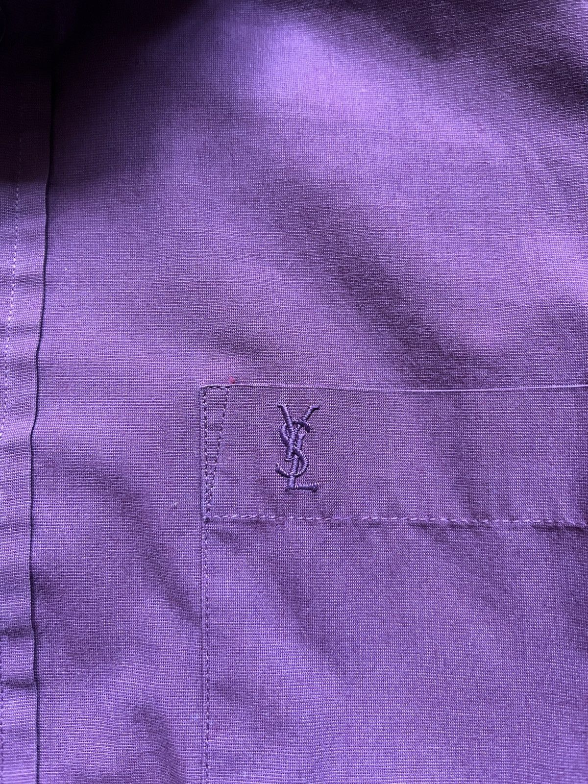 Vintage × Yves Saint Laurent Vintage Yves Saint Laurent Button Ups Shirt YSL Luxury Y2K Size US L / EU 52-54 / 3 - 3 Thumbnail