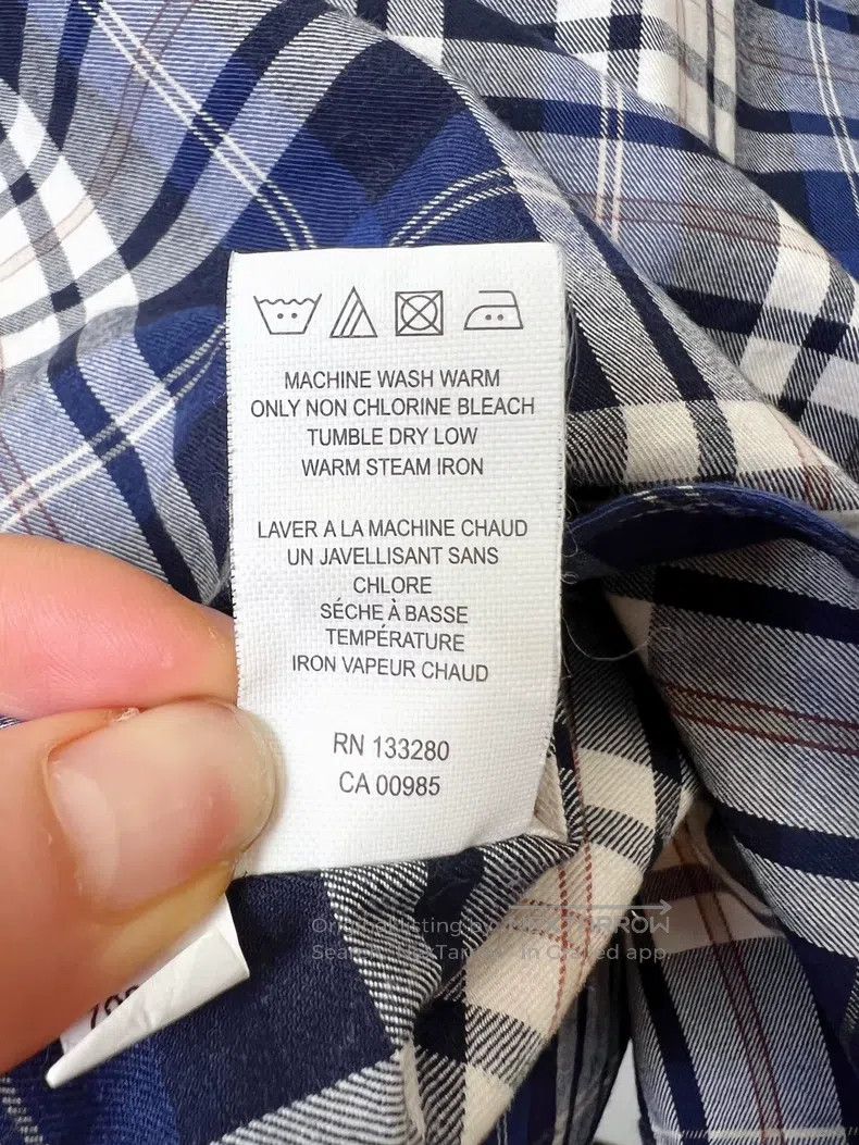 Other Thom Browne Blue and white checkered shirt Size US M / EU 48-50 / 2 - 8 Thumbnail