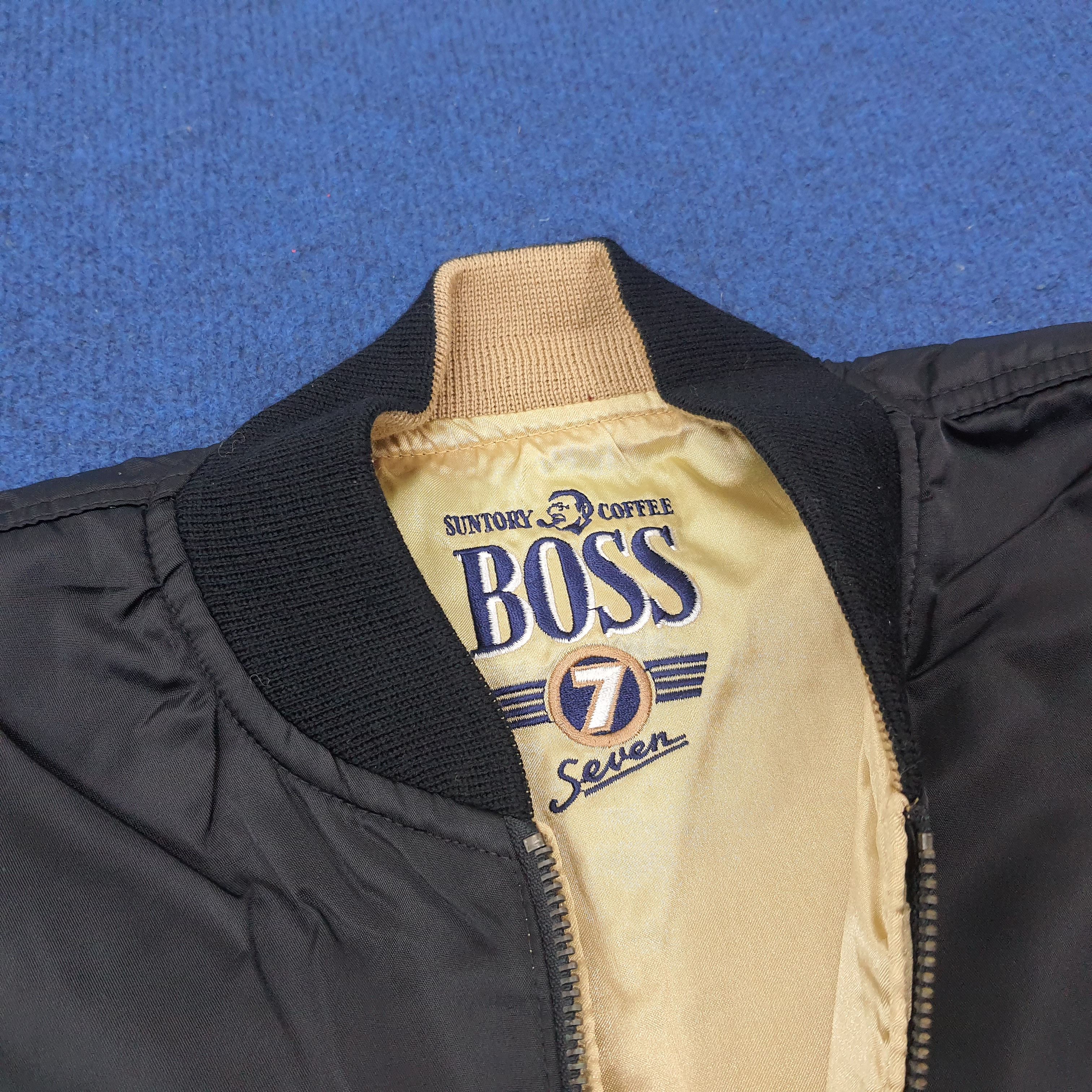 Vintage Vintage Boss Black Suntory Coffee Reversible Jacket C236N13 Size US L / EU 52-54 / 3 - 12 Thumbnail