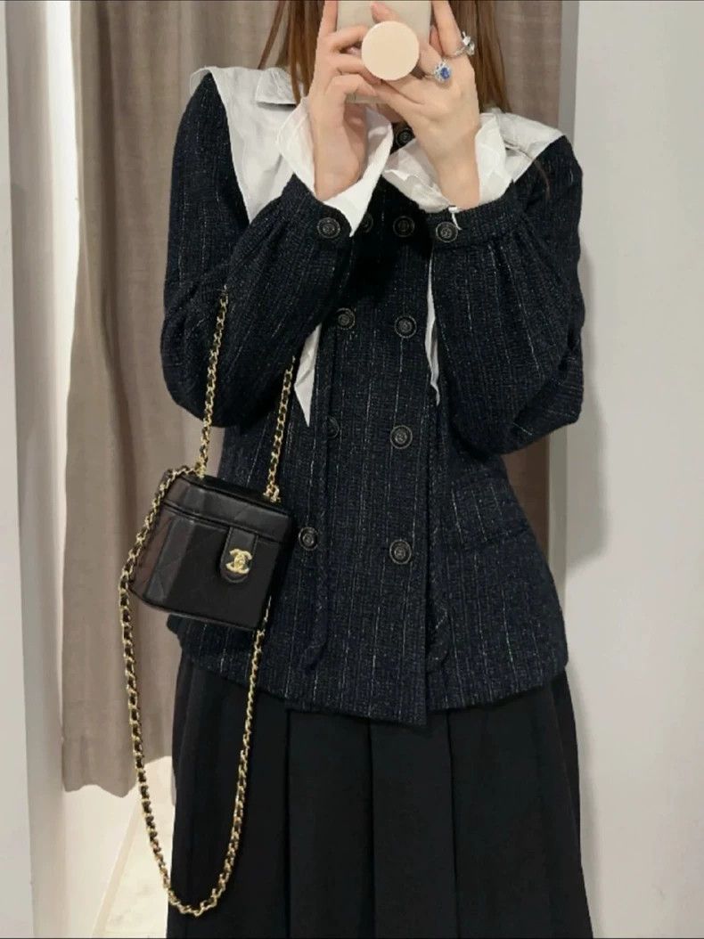 Chanel Chanel Station series lotus leaf collar fine glitter tie j Size XS / US 0-2 / IT 36-38 - 3 Thumbnail