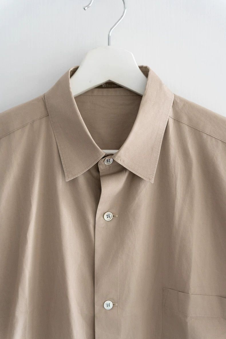 Yohji Yamamoto Yohji Yamamoto size os 90s khaki shirt 2505-Nextarrow Size US M / EU 48-50 / 2 - 3 Thumbnail