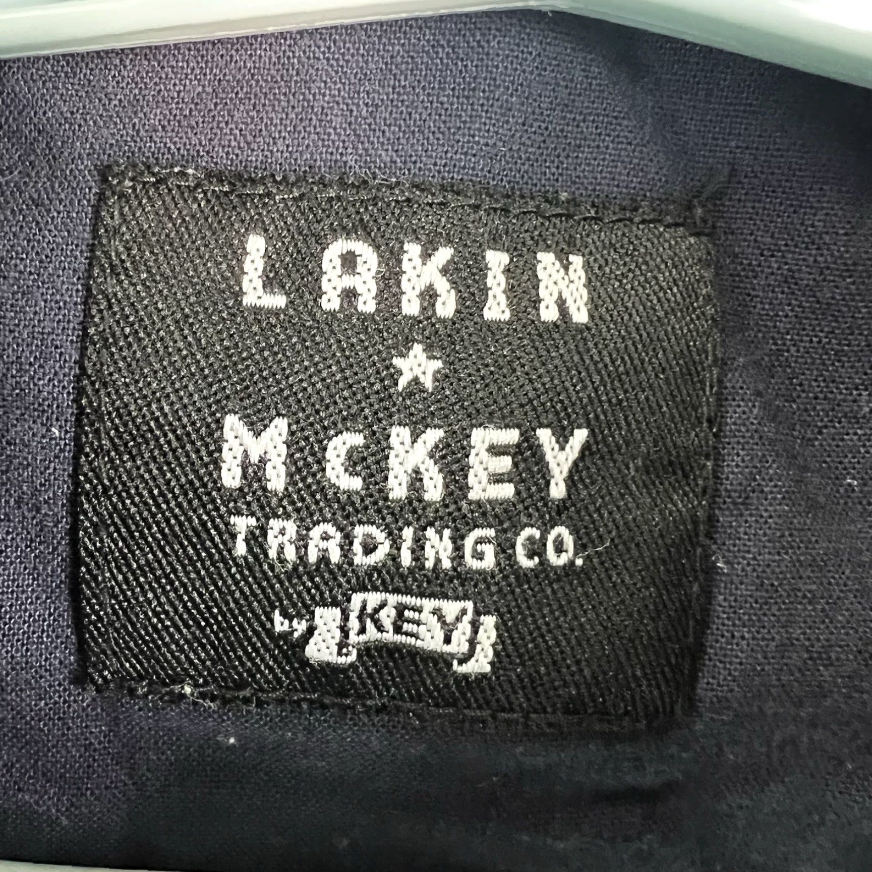 Vintage VINTAGE Lakin Mckey Men's Button-Up Shirt Long Sleeve Blue Big & Tall 4XLT Casual Workwear Size US XXL / EU 58 / 5 - 4 Thumbnail