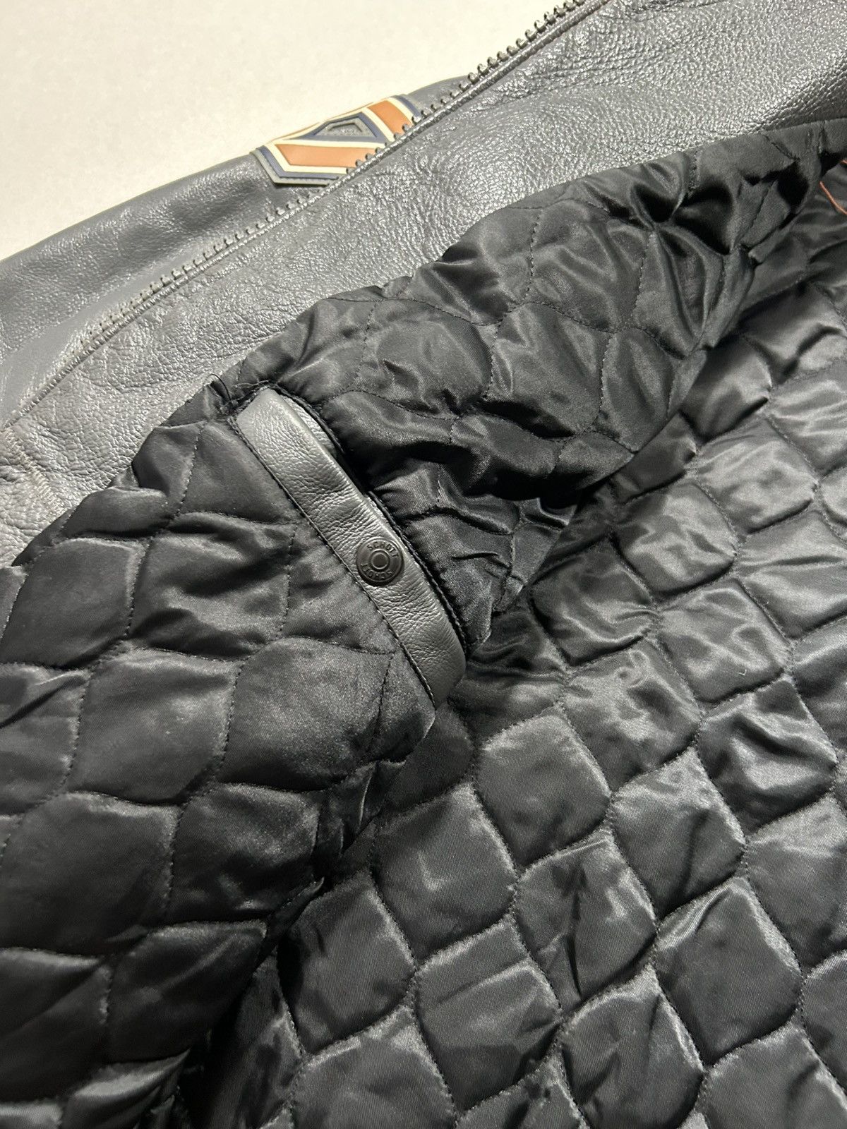 Harley Davidson × Schott × Vintage VERY RARE LEATHER JAKET SCHOTT Size US XL / EU 56 / 4 - 13 Thumbnail