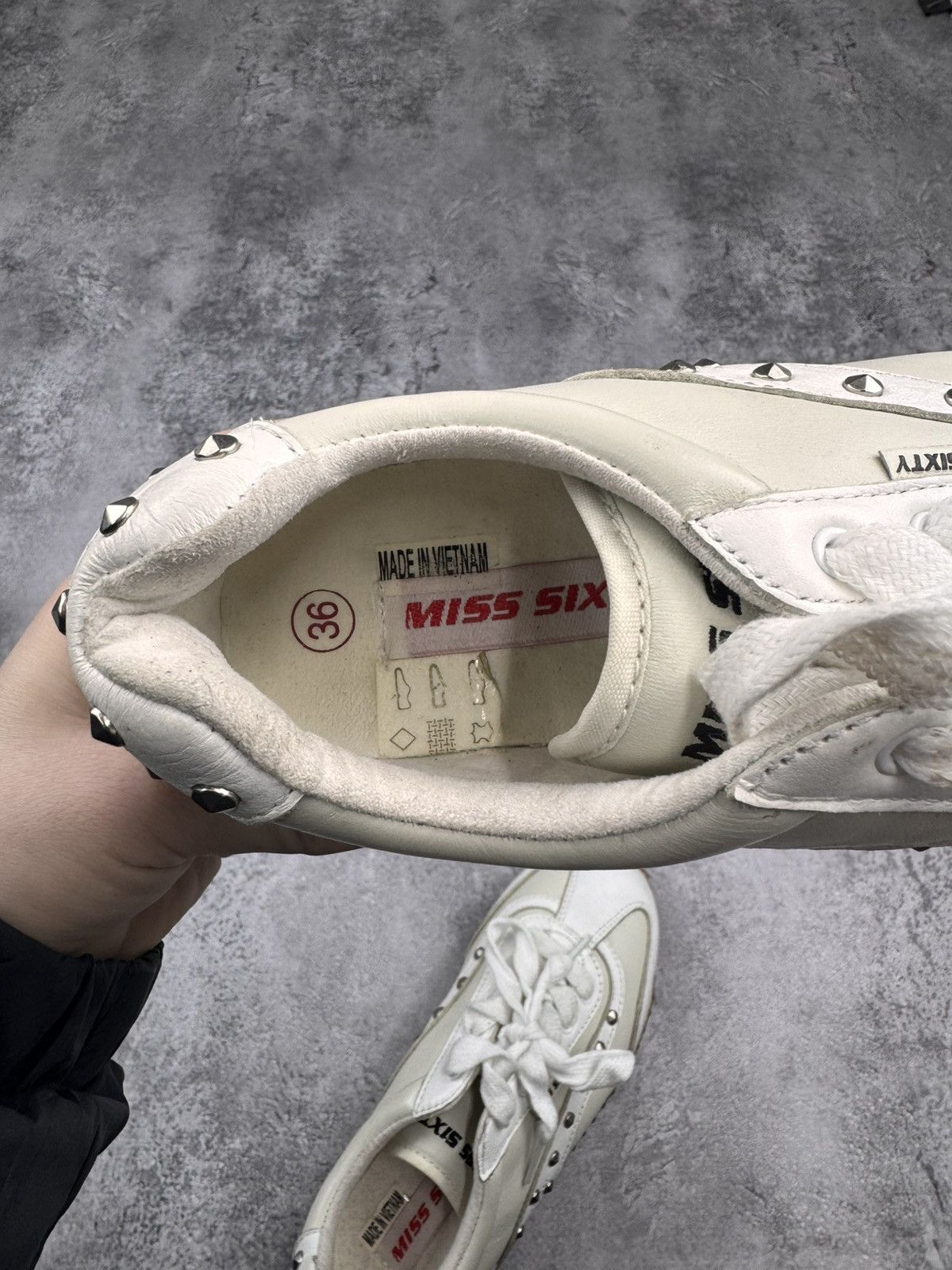Miss Sixty Miss Sixty Off White Leather Women Sneakers Size 36 Size US 6 / IT 36 - 8 Thumbnail