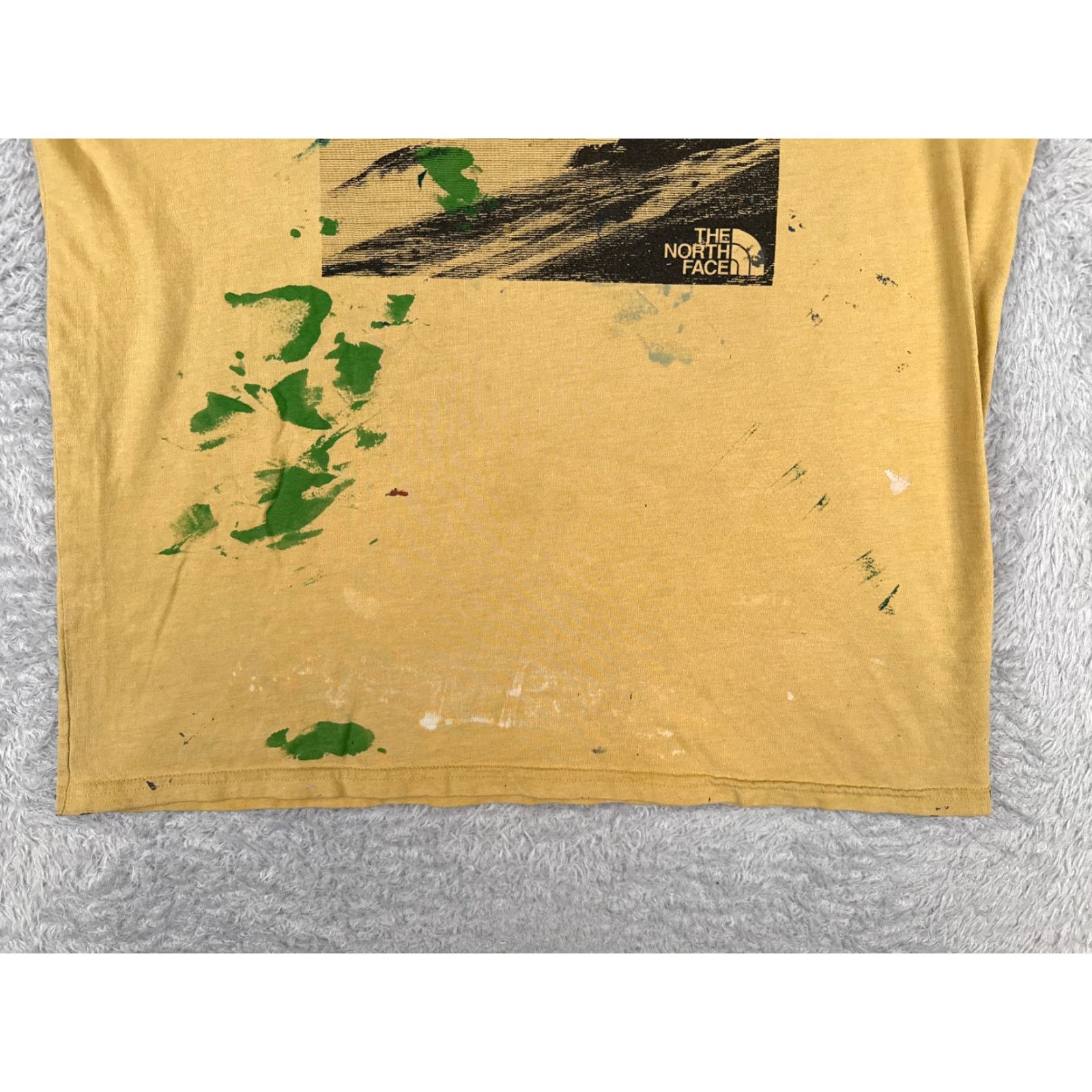 The North Face The North Face Shirt Men Large Yellow Short Sleeve Crew Neck Cotton Blend Artist Size US L / EU 52-54 / 3 - 5 Thumbnail
