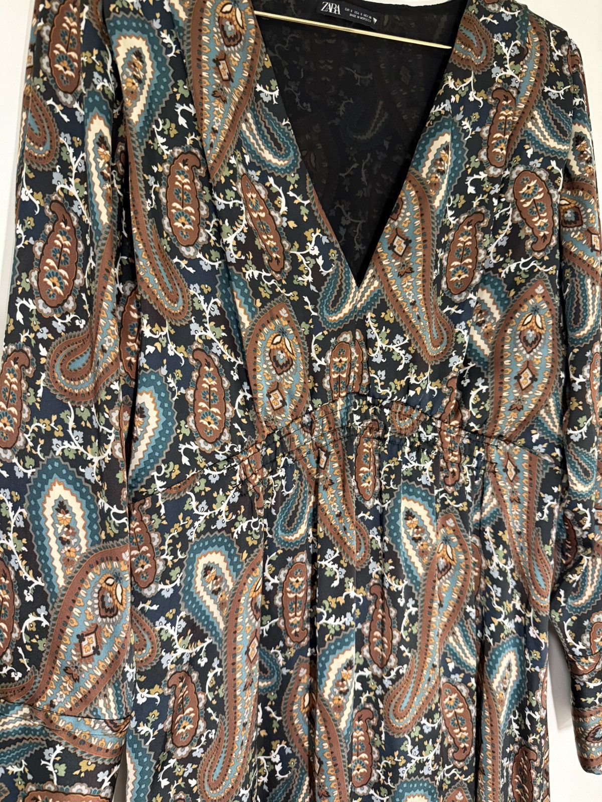 Zara Zara Satin multicolor dress Size S / US 4 / IT 40 - 3 Thumbnail
