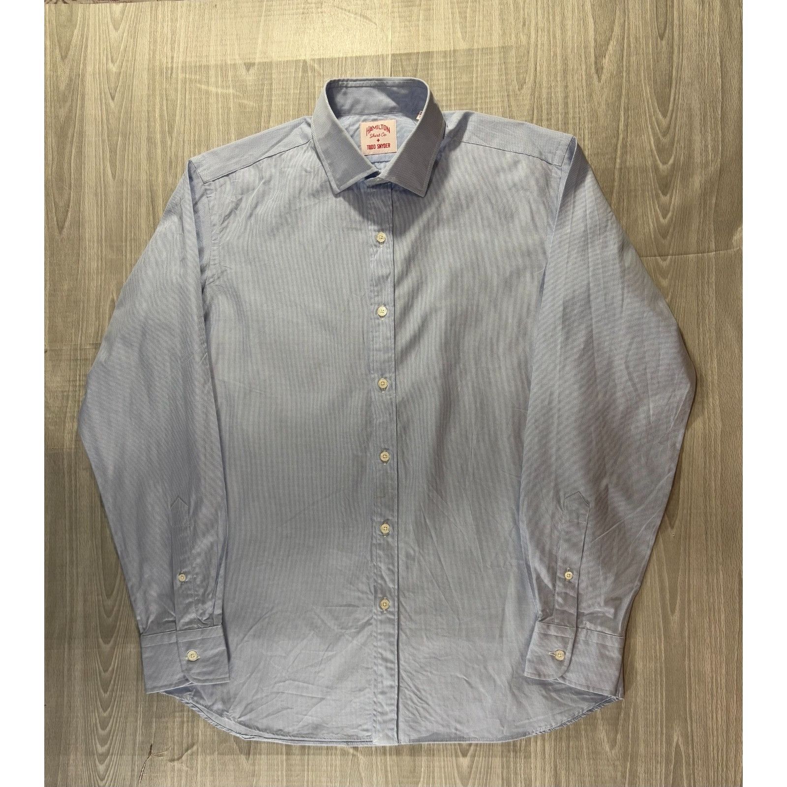 Todd Snyder Hamilton Shirt Co. x Todd Snyder plaid Dress Shirt sz 15.5 c Size US M / EU 48-50 / 2 - 1 Thumbnail