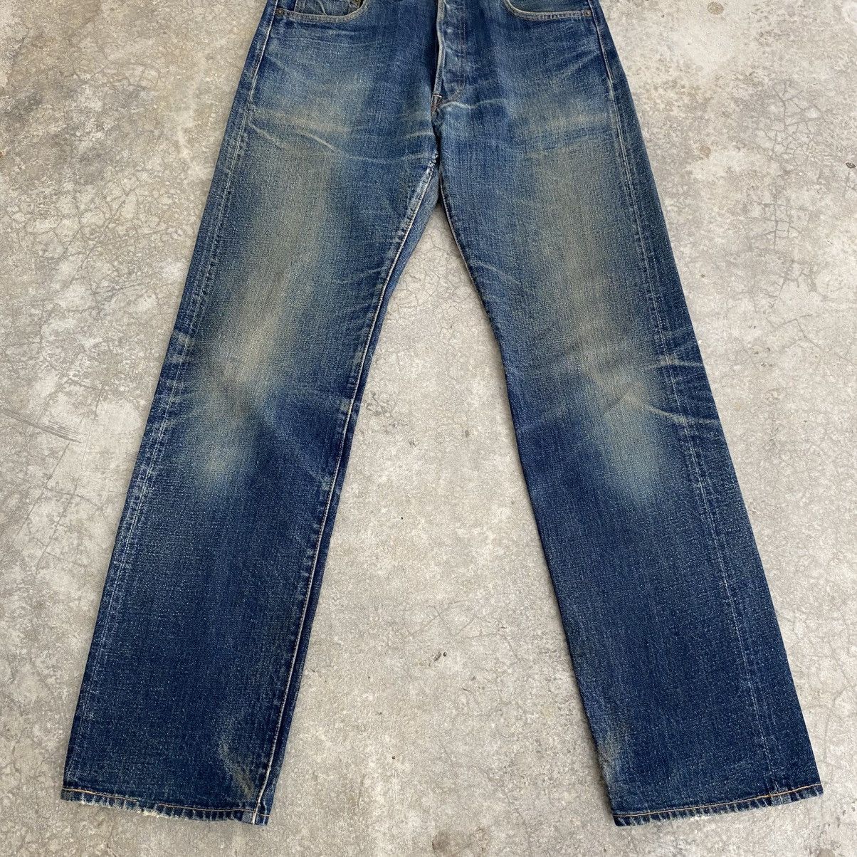 Denime Vintage 90’s Denime Japan Faded Blue Selvedge Jeans Size US 32 / EU 48 - 5 Thumbnail