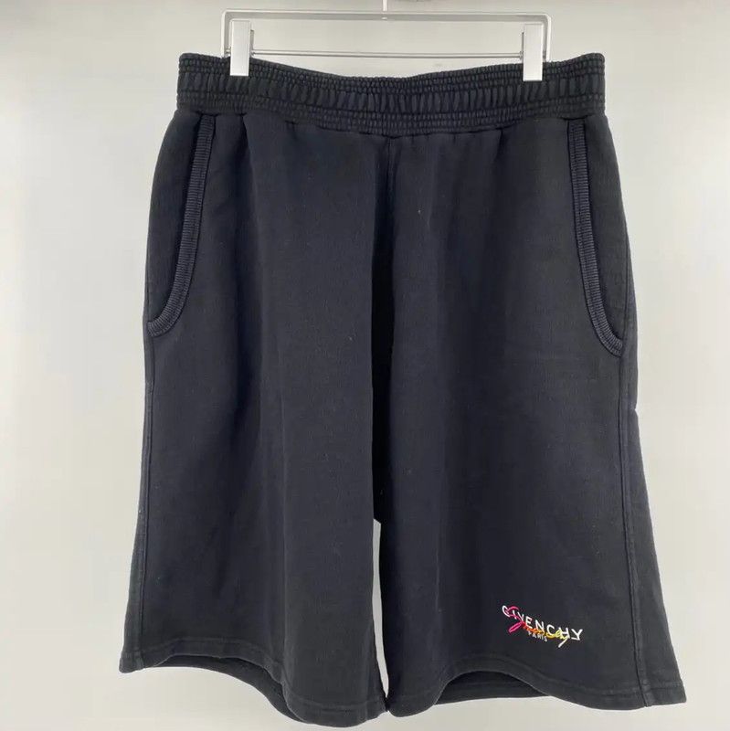 Givenchy Givenchy Men's Cotton Black Summer Shorts 0089 Size US 32 / EU 48 - 1 Thumbnail