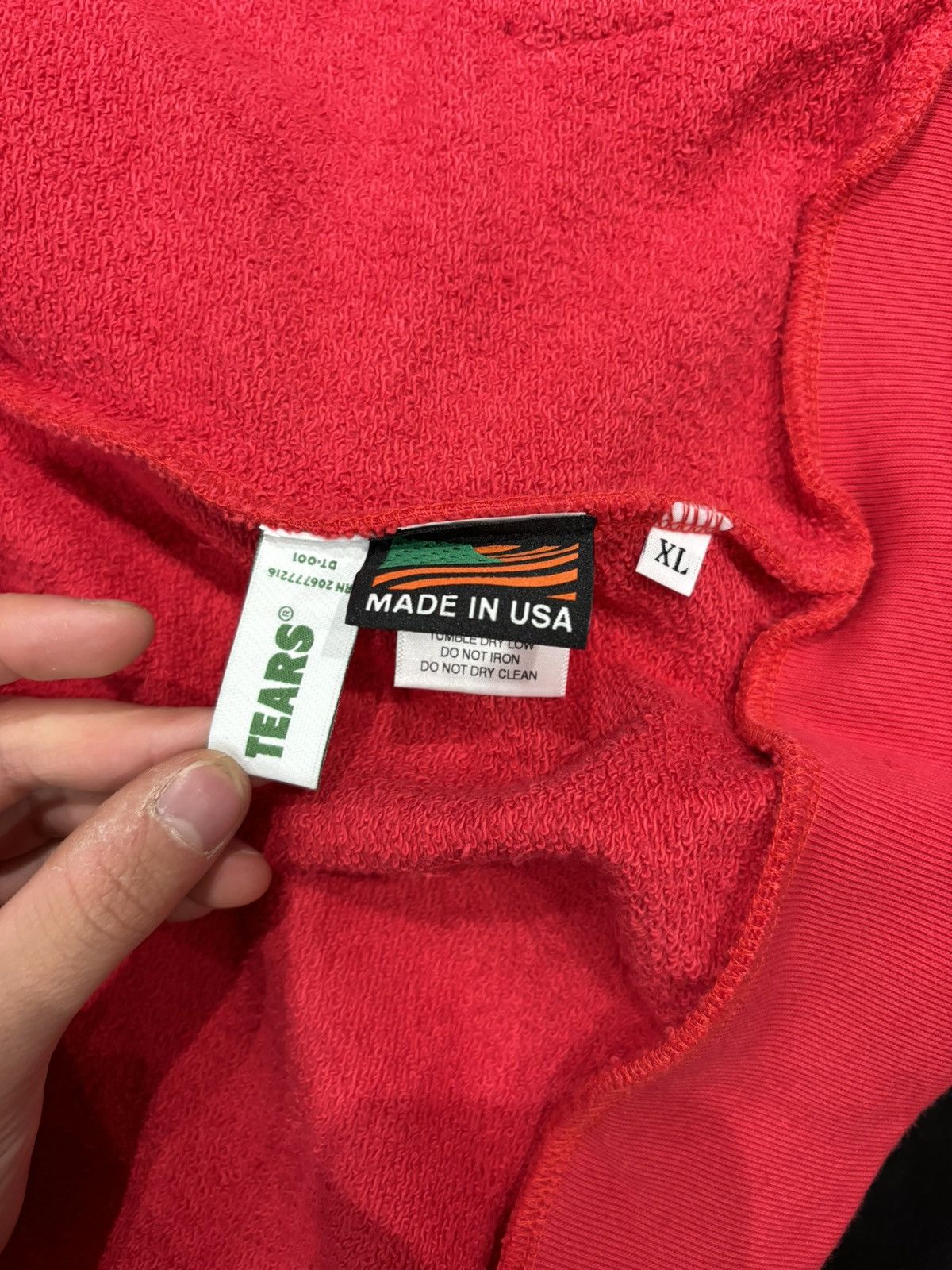 DENIM TEARS Denim Tears Denim University Zip Hoodie (SS24) Red Size US XL / EU 56 / 4 - 6 Thumbnail