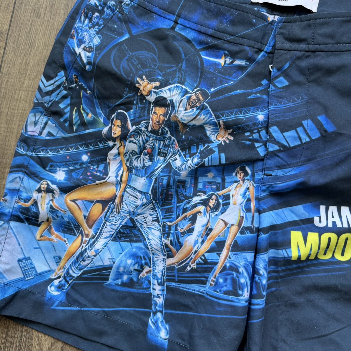 Designer × Orlebar Brown Orlebar Brown Bulldog James Bond 007 Moonraker Shorts Trunks Size US 30 / EU 46 - 5 Thumbnail