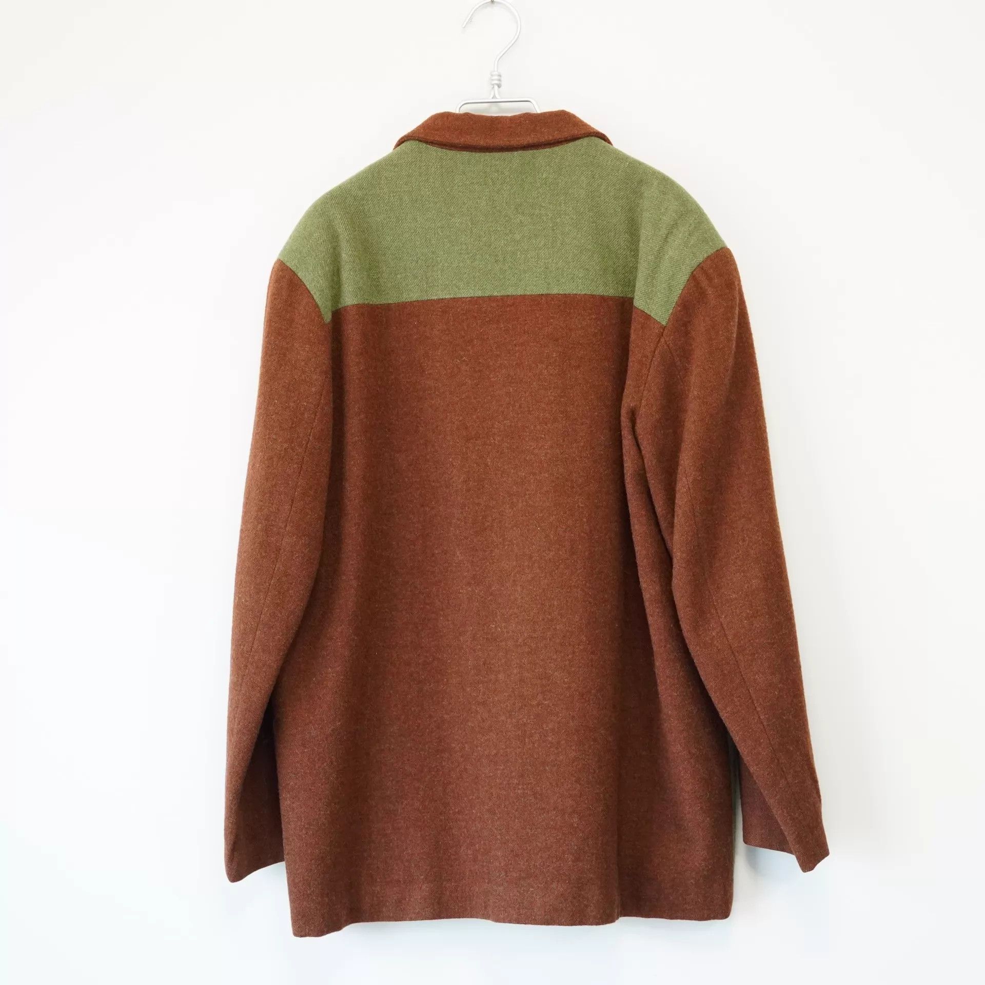 Yohji Yamamoto Yohji Yamamoto 90AW Color Blocked Wool Jacket Size US M / EU 48-50 / 2 - 2 Thumbnail