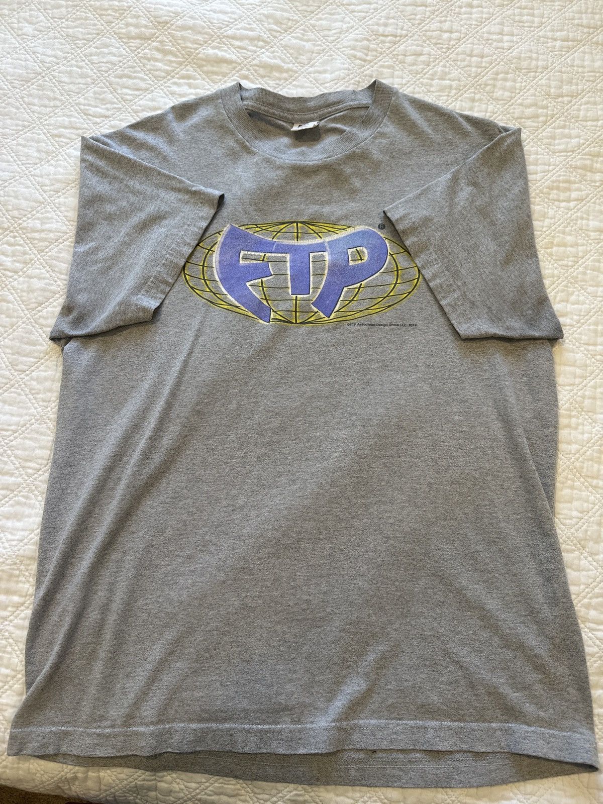 Fuck The Population FTP - Wu Tee (Heather Gray) Large - Released 2019 Size US L / EU 52-54 / 3 - 1 Thumbnail