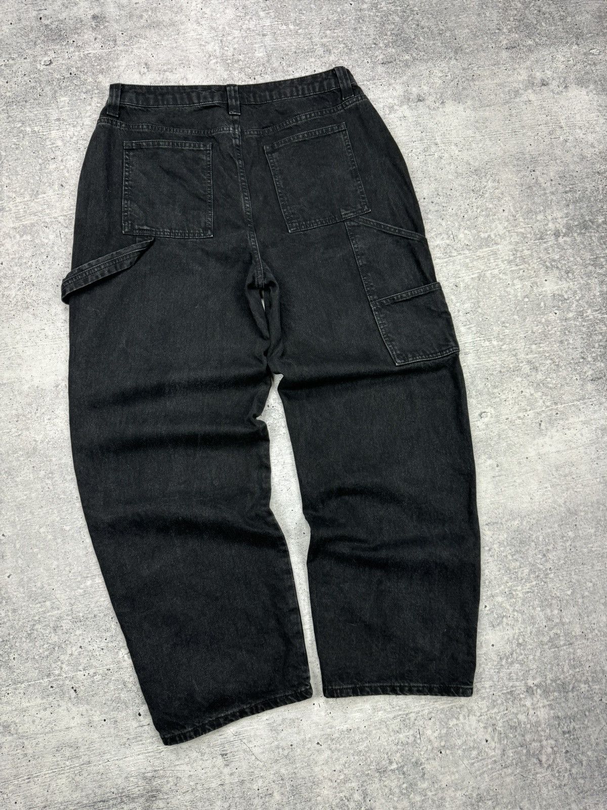 Japanese Brand × Vintage Vintage Asos Baggy Loose Fit Wide Leg Jeans Pants Trousers Size US 32 / EU 48 - 13 Thumbnail