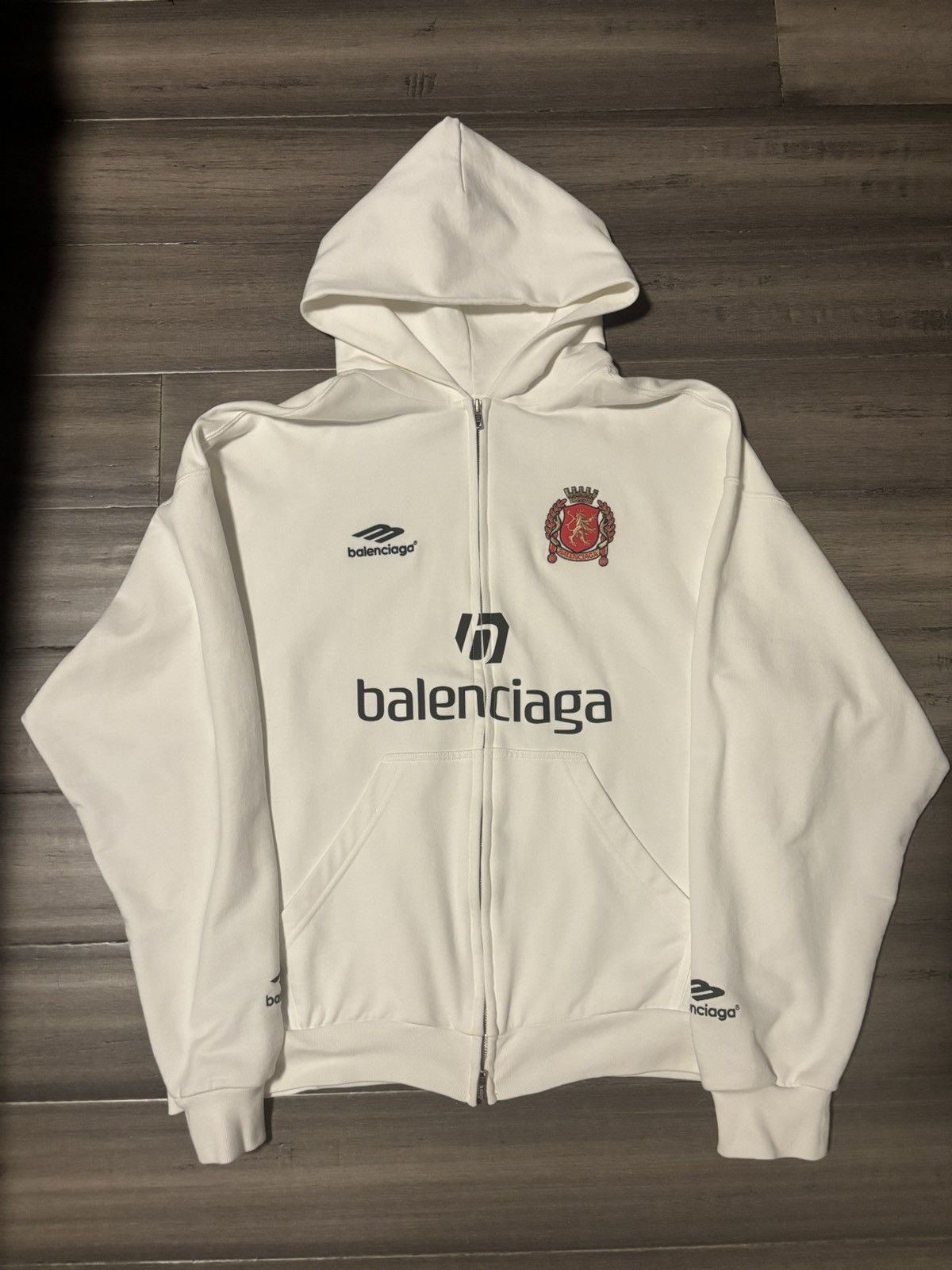 Balenciaga Soccer Hoodie | Grailed