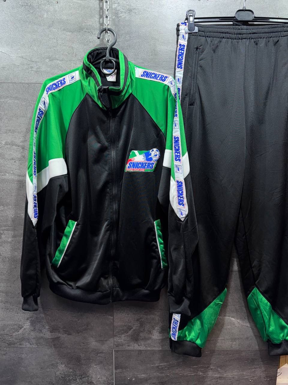 Other Vintage Snickers France 98 World Cup Tracksuit Jacket Pants Size US M / EU 48-50 / 2 - 7 Thumbnail