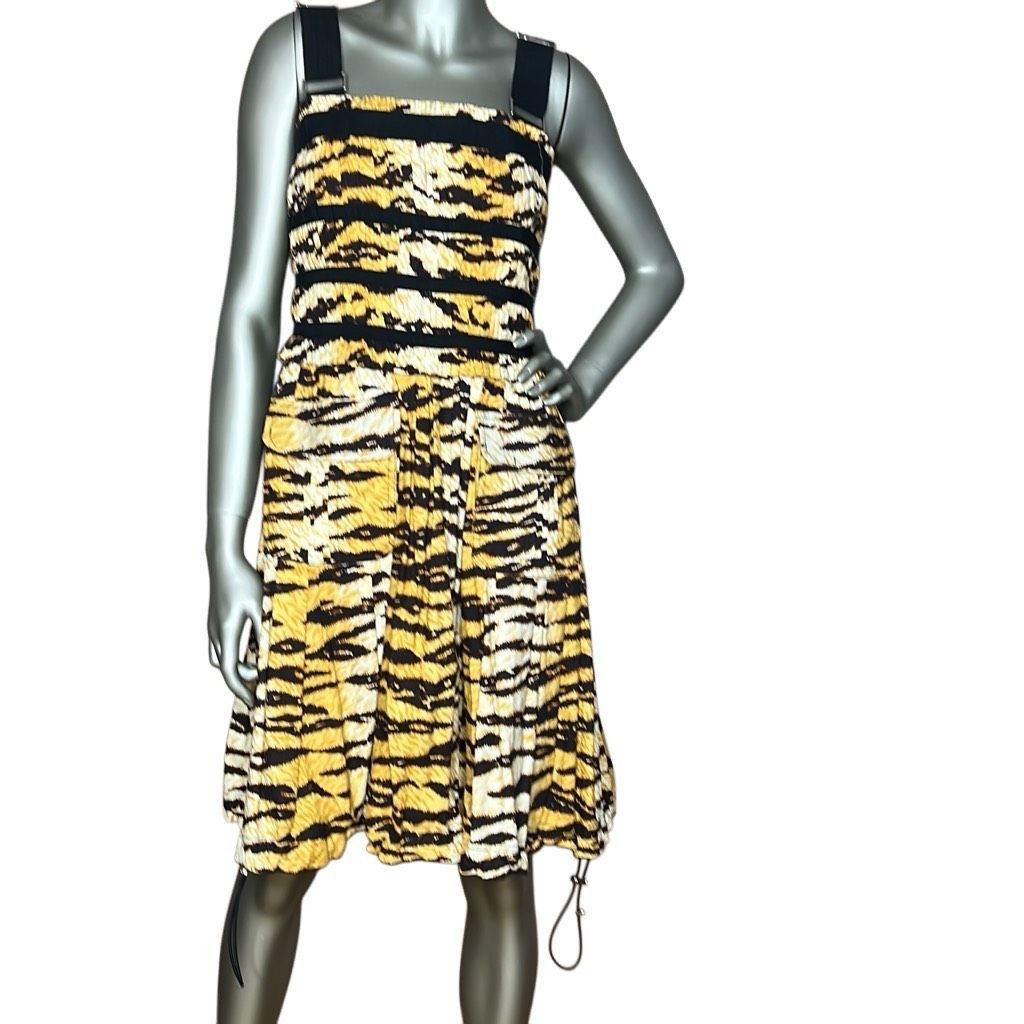 Dolce & Gabbana D&G by Dolce & Gabbana Sleeves Midi Dress Tiger Print (015) Size S / US 4 / IT 40 - 1 Thumbnail