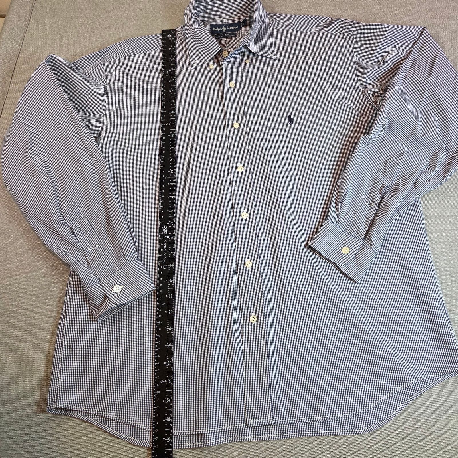 Ralph Lauren Ralph Lauren Blake Blue Check Button Down M Size US M / EU 48-50 / 2 - 5 Thumbnail