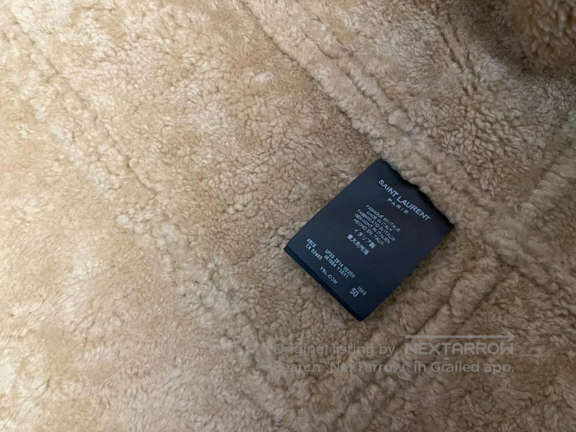 Saint Laurent Paris saint laurent shearling coat 14aw. Size US S / EU 44-46 / 1 - 8 Thumbnail