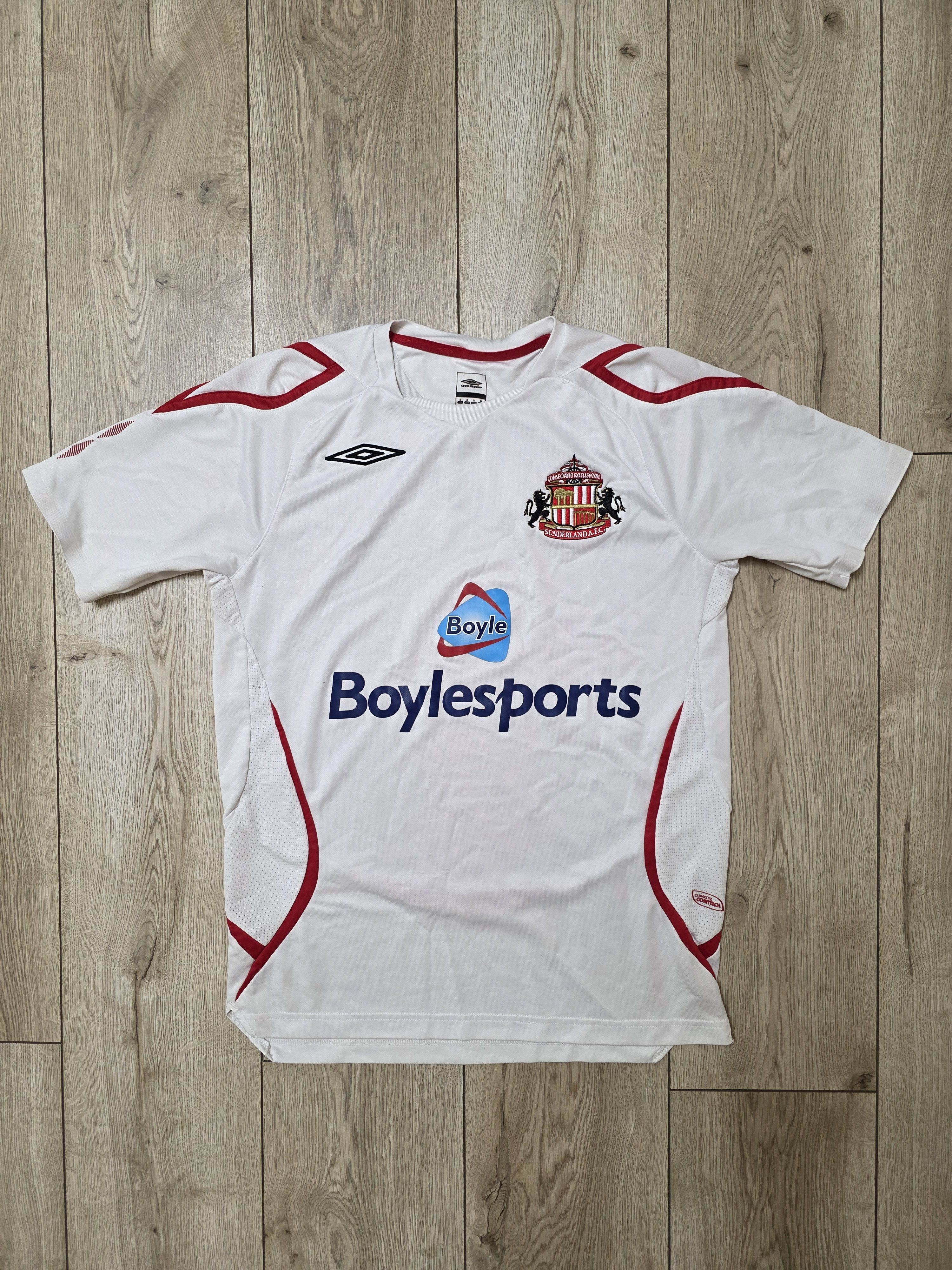 Umbro SUNDERLAND 2007 2008 AWAY FOOTBALL SHIRT SOCCER JERSEY Size US S / EU 44-46 / 1 - 1 Thumbnail