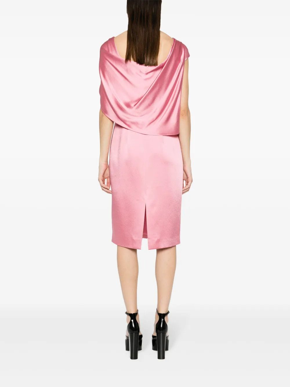 Givenchy o1y0925 Midi Dress in Pink Size M / US 6-8 / IT 42-44 - 4 Thumbnail