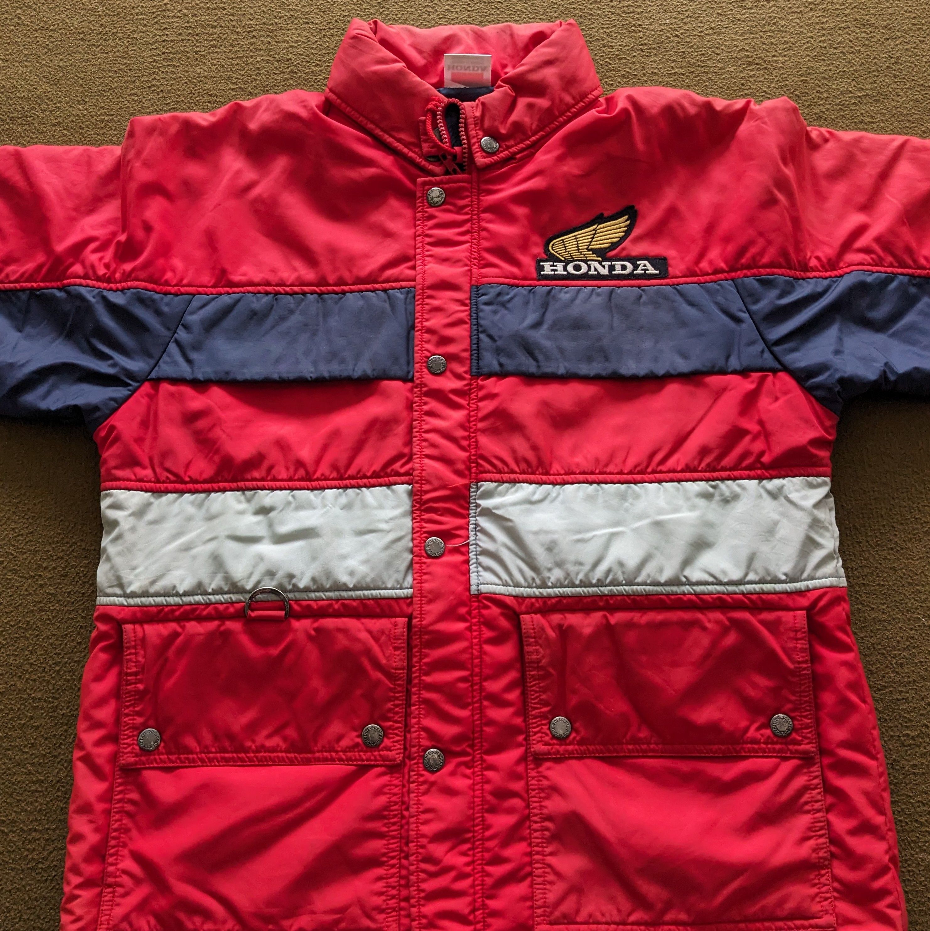 Vintage Vintage HONDA Motorsports Racing Custom Jacket Size US M / EU 48-50 / 2 - 4 Thumbnail