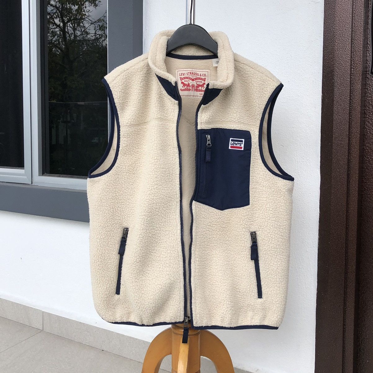 Levi's Levis Men’s Fleece Vest Jacket Size US M / EU 48-50 / 2 - 5 Thumbnail