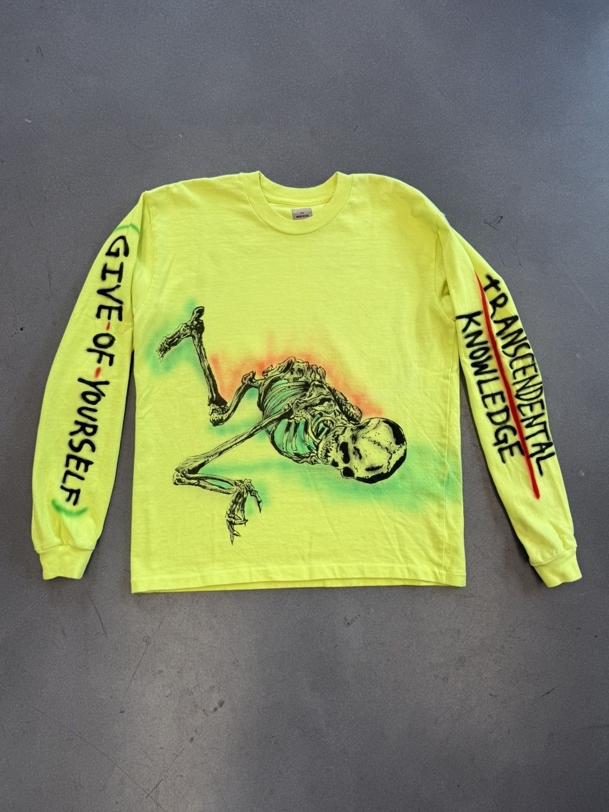 Yeezy FW18 Yeezy Wes Lang Skeleton L/S Tee Size US XS / EU 42 / 0 - 1 Thumbnail