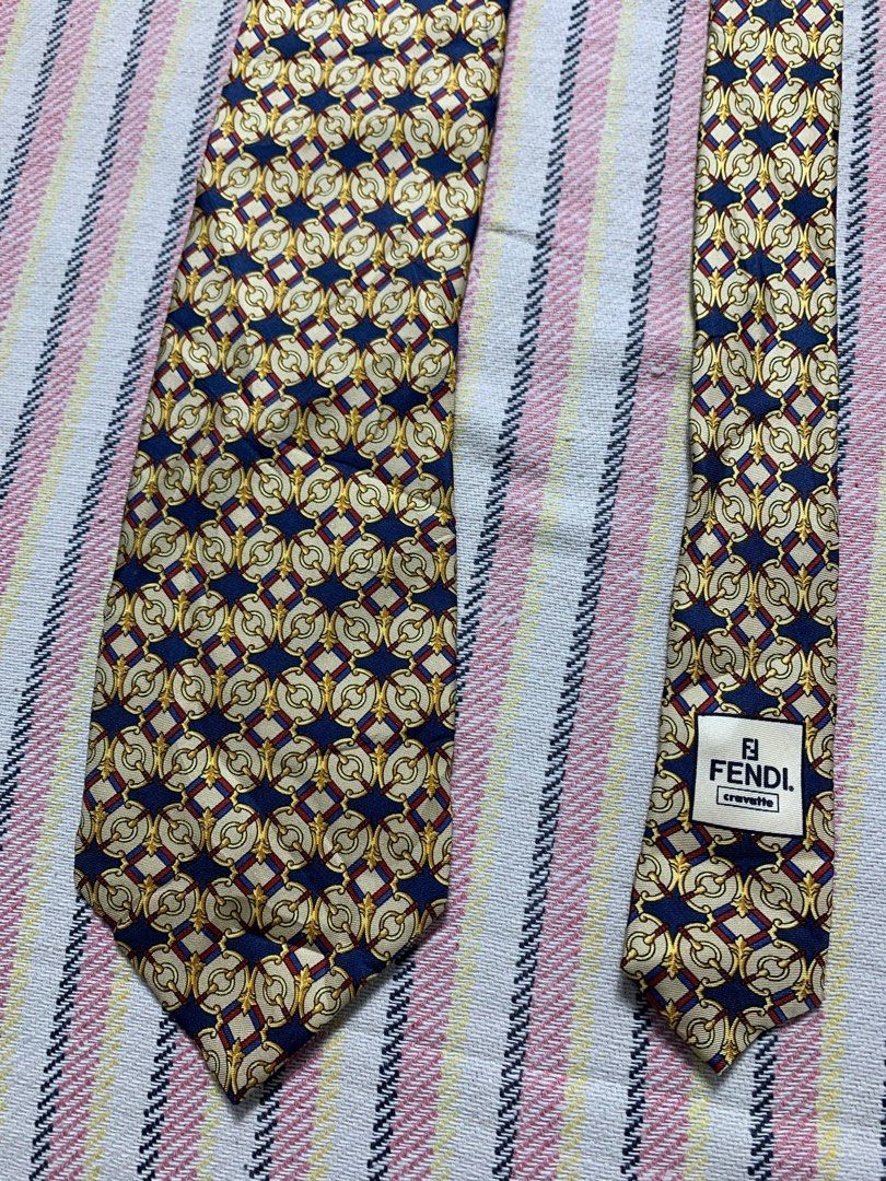 Fendi Fendi Tie vintage pattern Size ONE SIZE - 2 Thumbnail