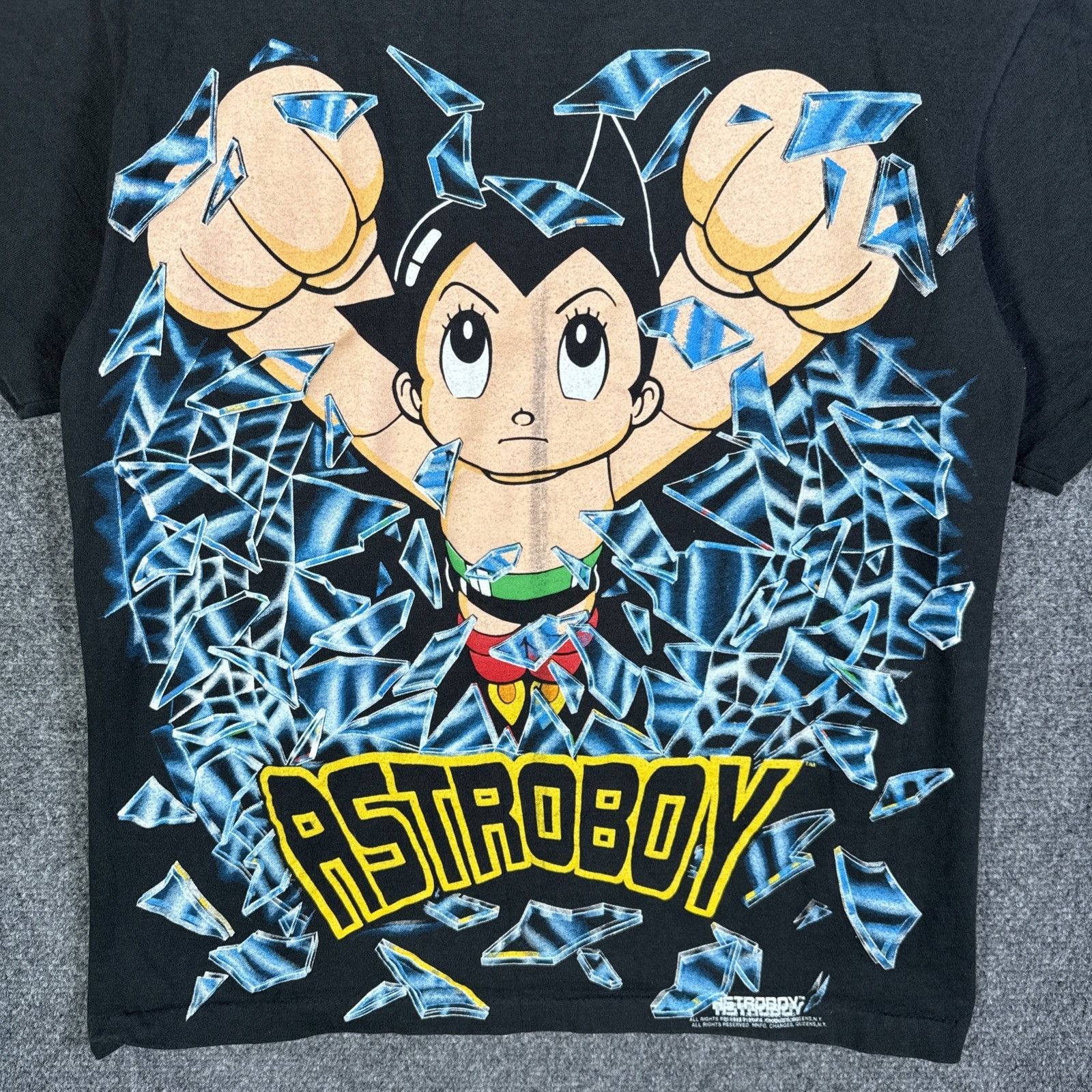 Vintage Vintage Astro Boy Shirt Mens Medium Black 90s Shattered Glas Size US M / EU 48-50 / 2 - 2 Thumbnail