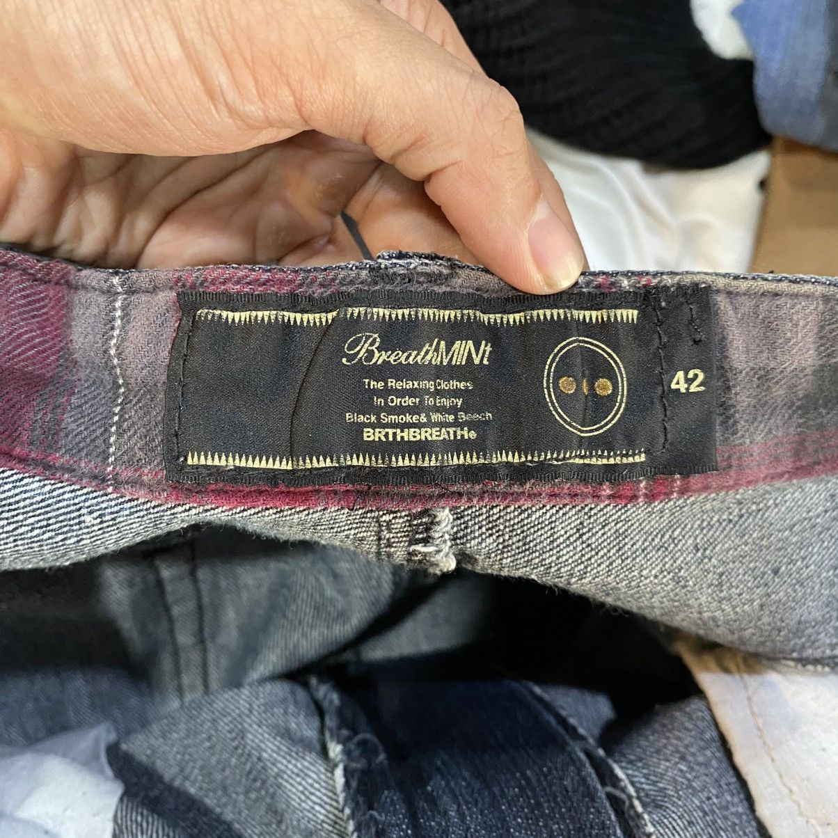 Hysteric Glamour Breathmint Japanese Brand Double Knee Multi-Zip Denim Jeans Size US 33 - 16 Thumbnail