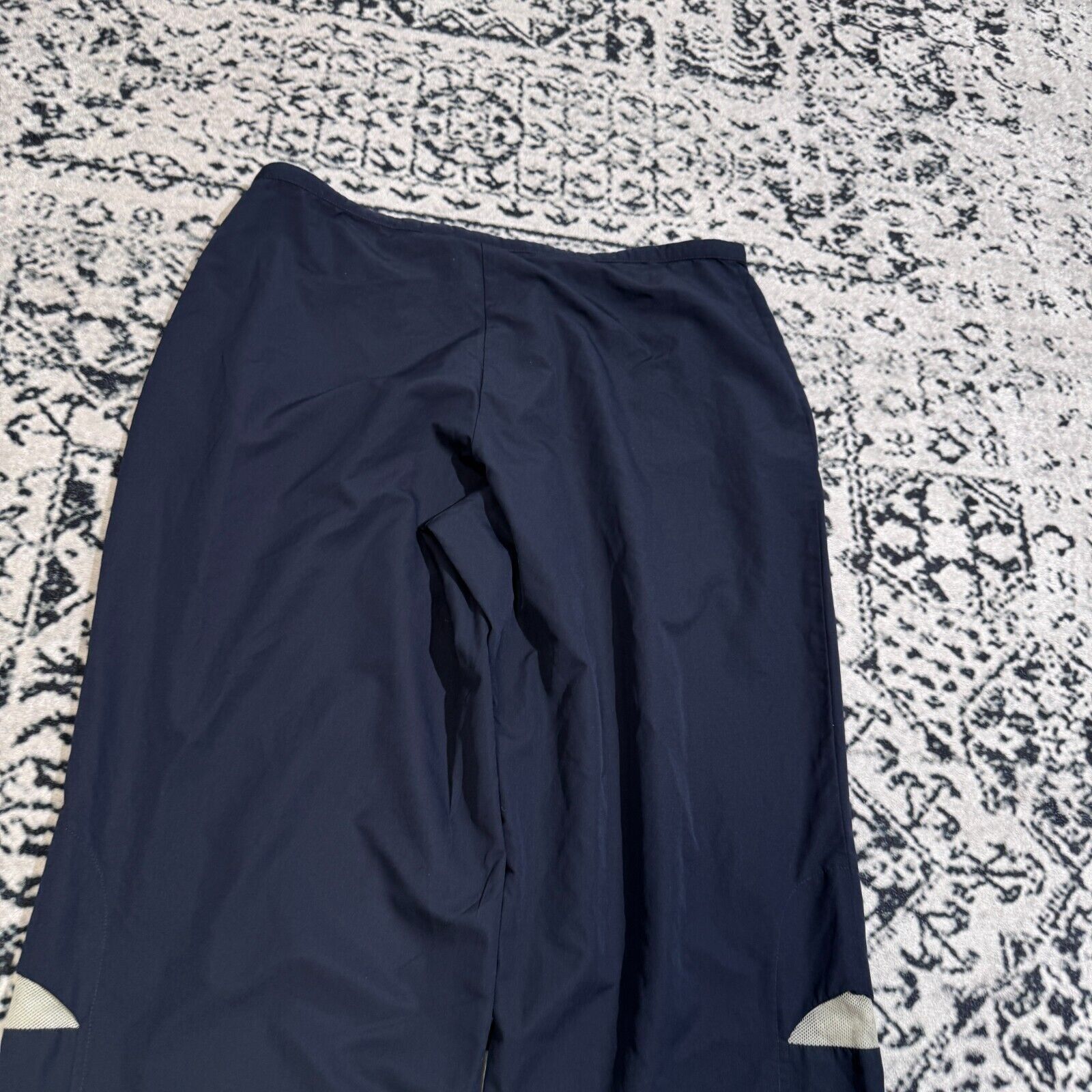 Nike × Vintage Vintage Nike Unisex Navy Polyester Trackpants Size XL Baggy Size US 35 - 12 Thumbnail