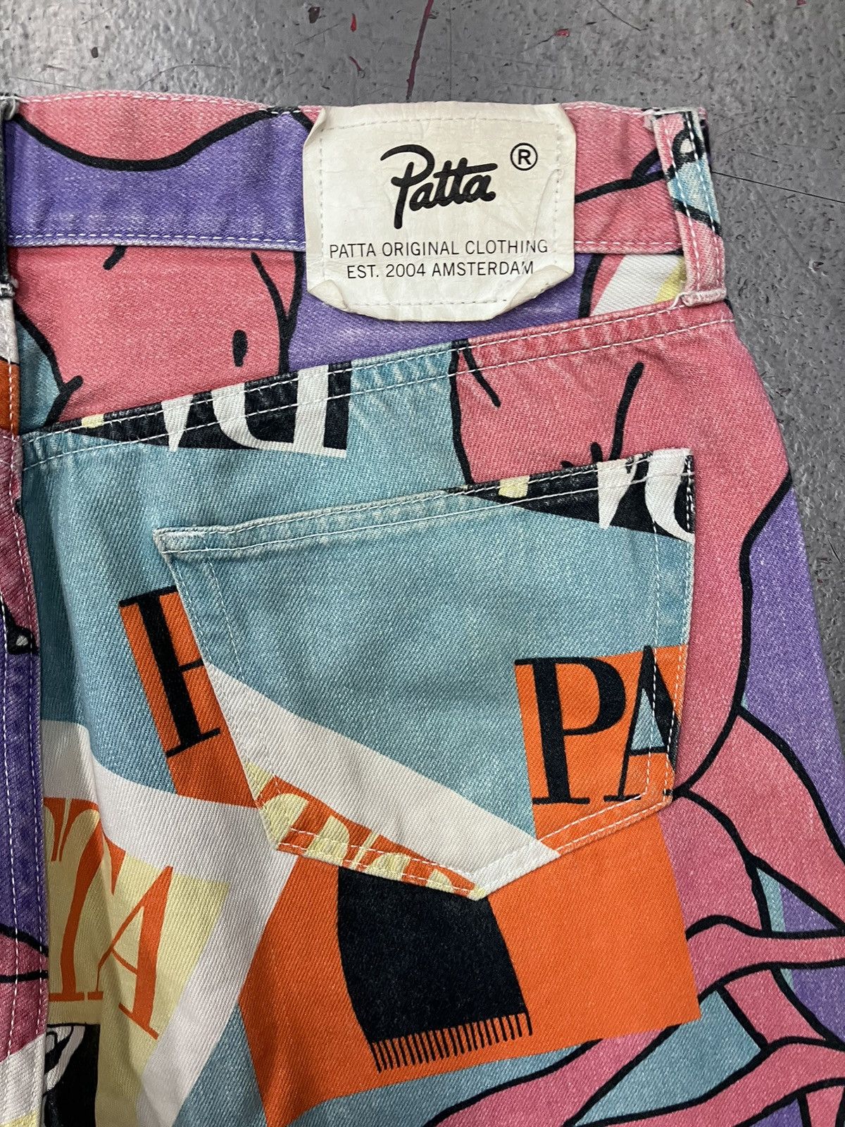 Patta Patta Magazine Denim Jacket & Pants Set Size Medium Size US M / EU 48-50 / 2 - 10 Thumbnail