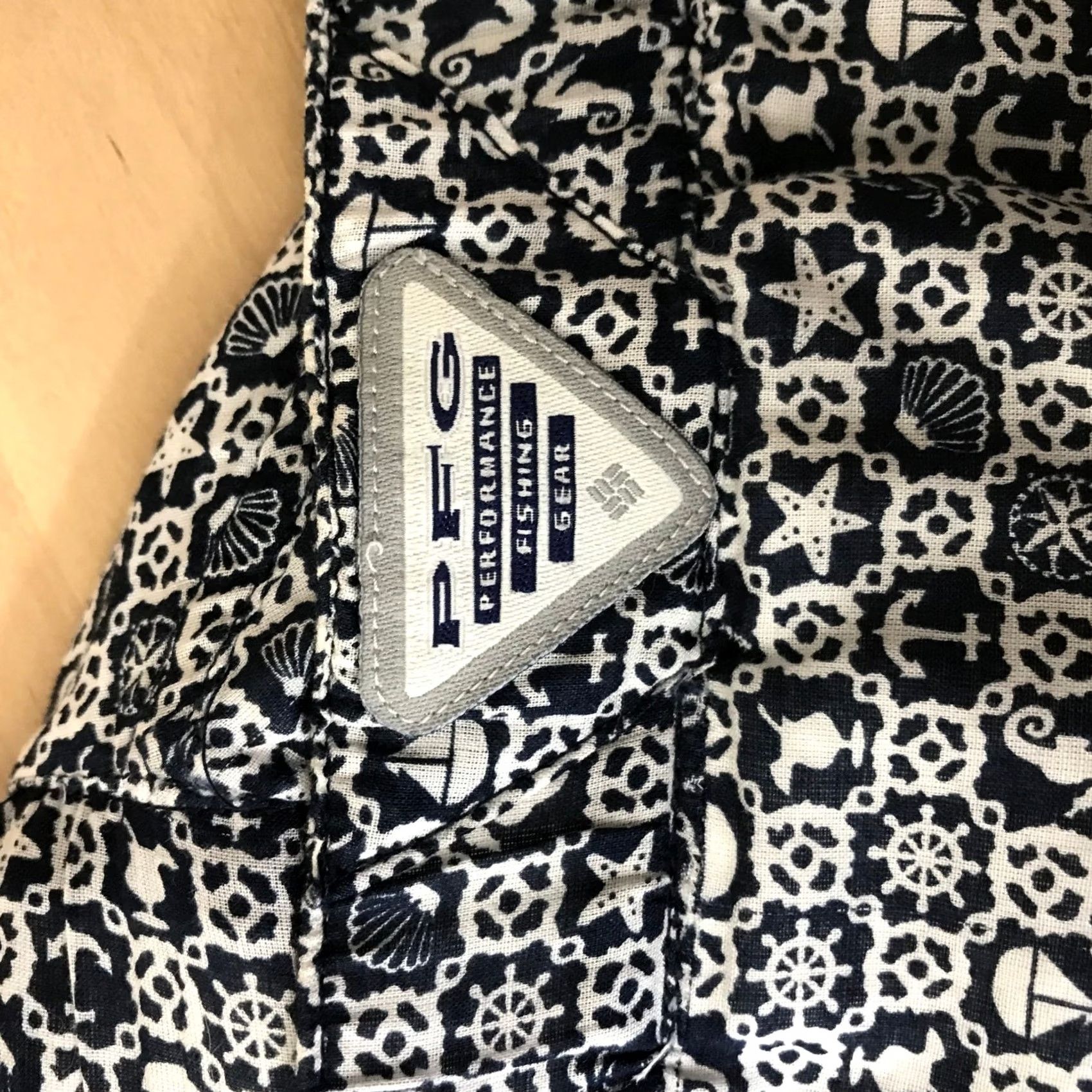 Nautica Columbia PFG Skirt Women Midi Navy White Nautical Sailboats Anchors Seashells Chiffon Skater Size 32" / US 10 / IT 46 - 8 Thumbnail