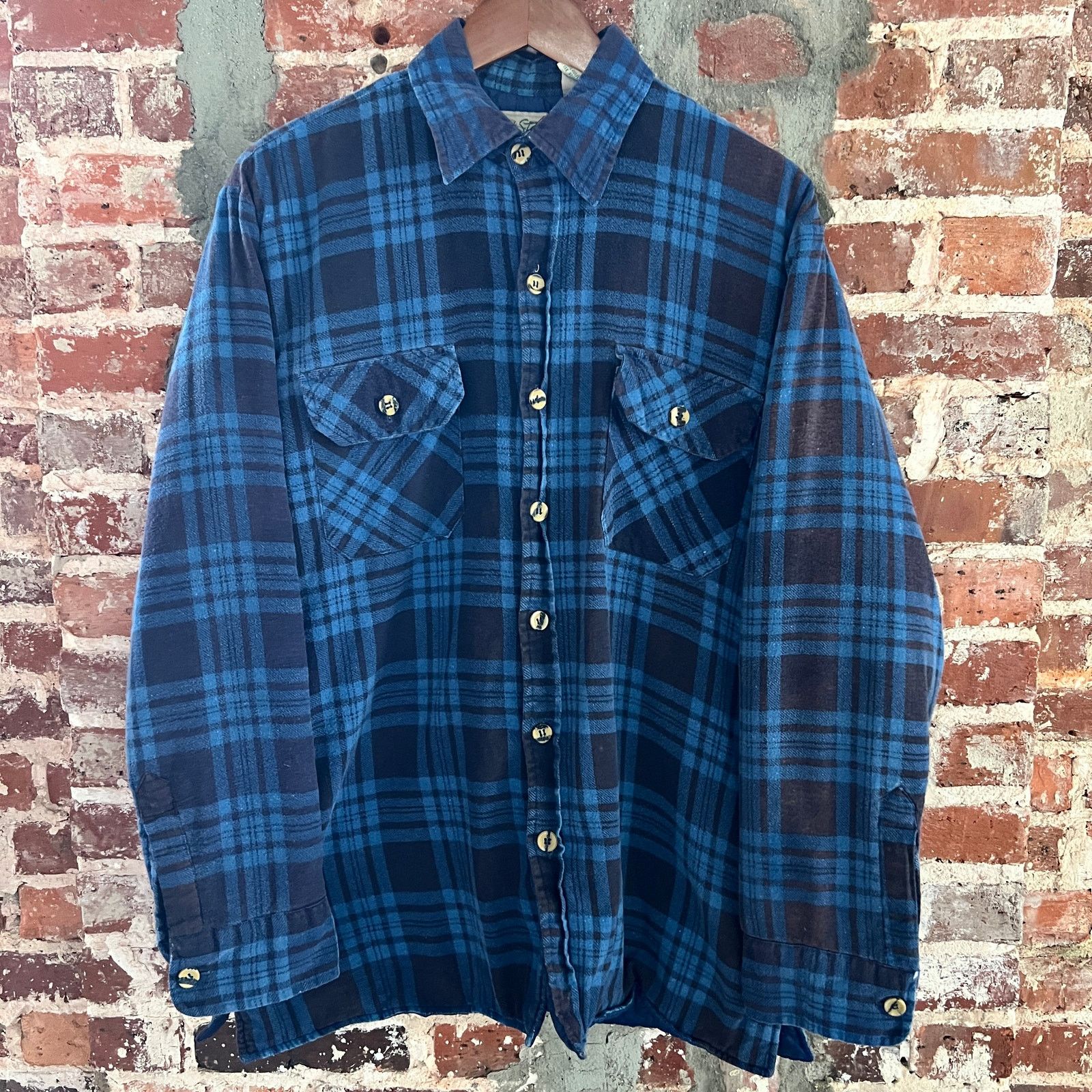 The Men's Store VTG Insulated Flannel Men's Shirt Jacket L 23x28 Size US L / EU 52-54 / 3 - 2 Thumbnail