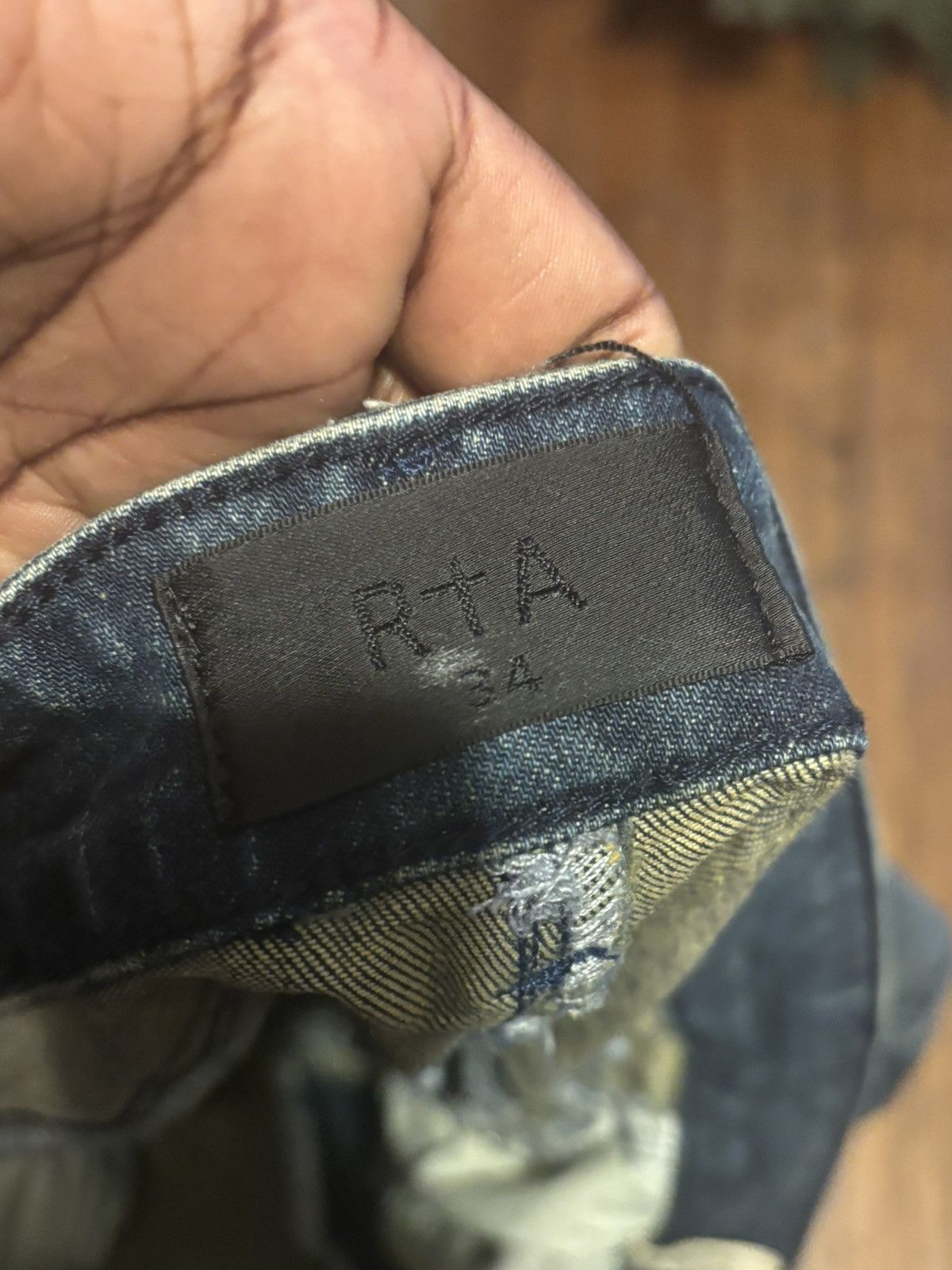 Rta Dark Blue RTA Jeans Size US 34 / EU 50 - 3 Thumbnail