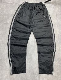 Vintage Y2K Nike Nylon Windbreaker Track Pants Joggers Drill