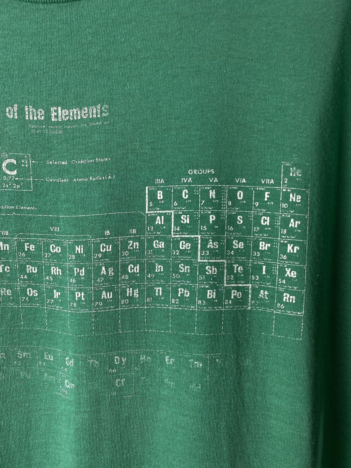 Band Tees Rare! Vintage Chemistry ‘84-‘85 Table Of Elements T Shirt Size US L / EU 52-54 / 3 - 6 Thumbnail
