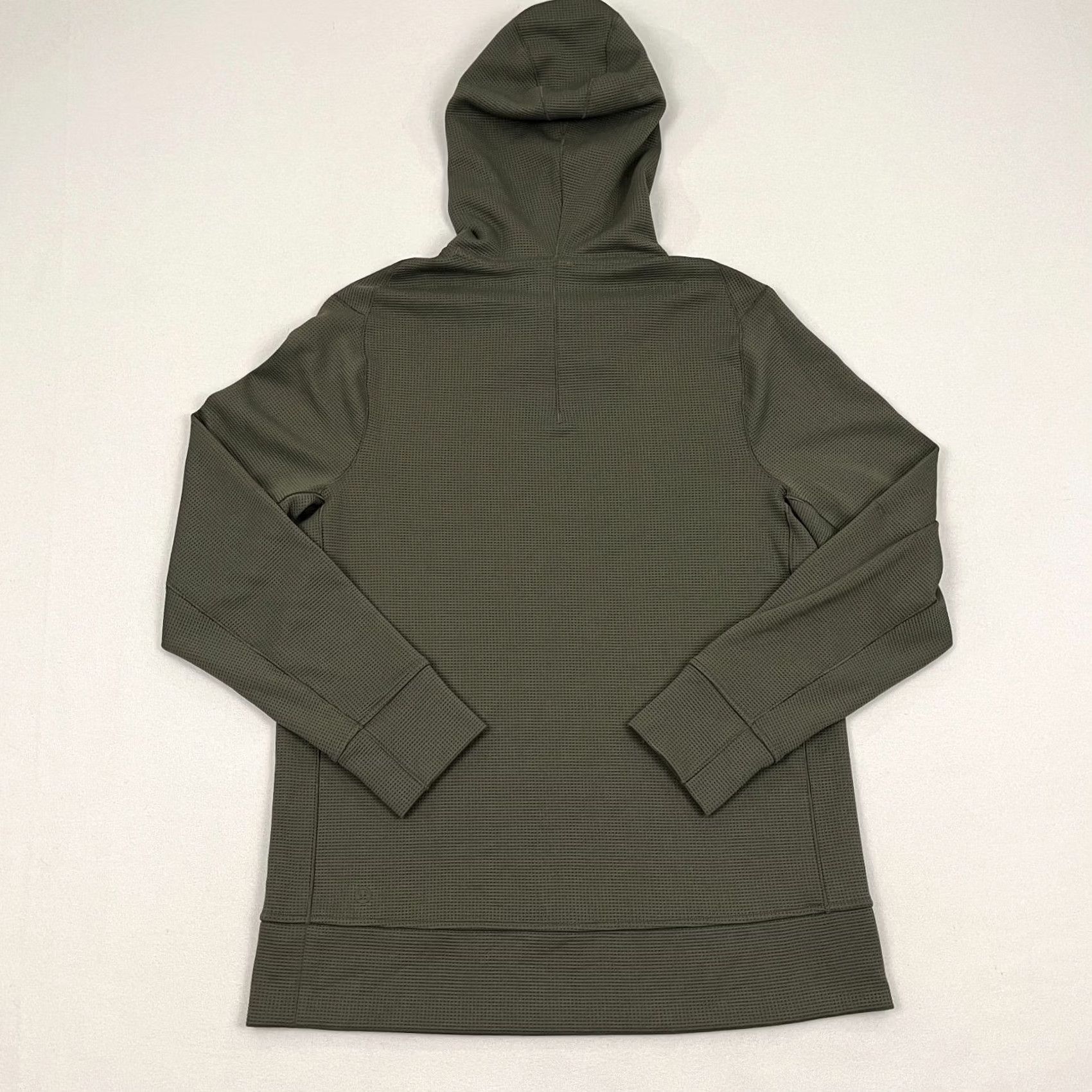 Lululemon Lululemon Stitch Shift Hoodie Mens S Green Waffle Knit Snap Active Pullover Prep Shirt Size US S / EU 44-46 / 1 - 2 Thumbnail