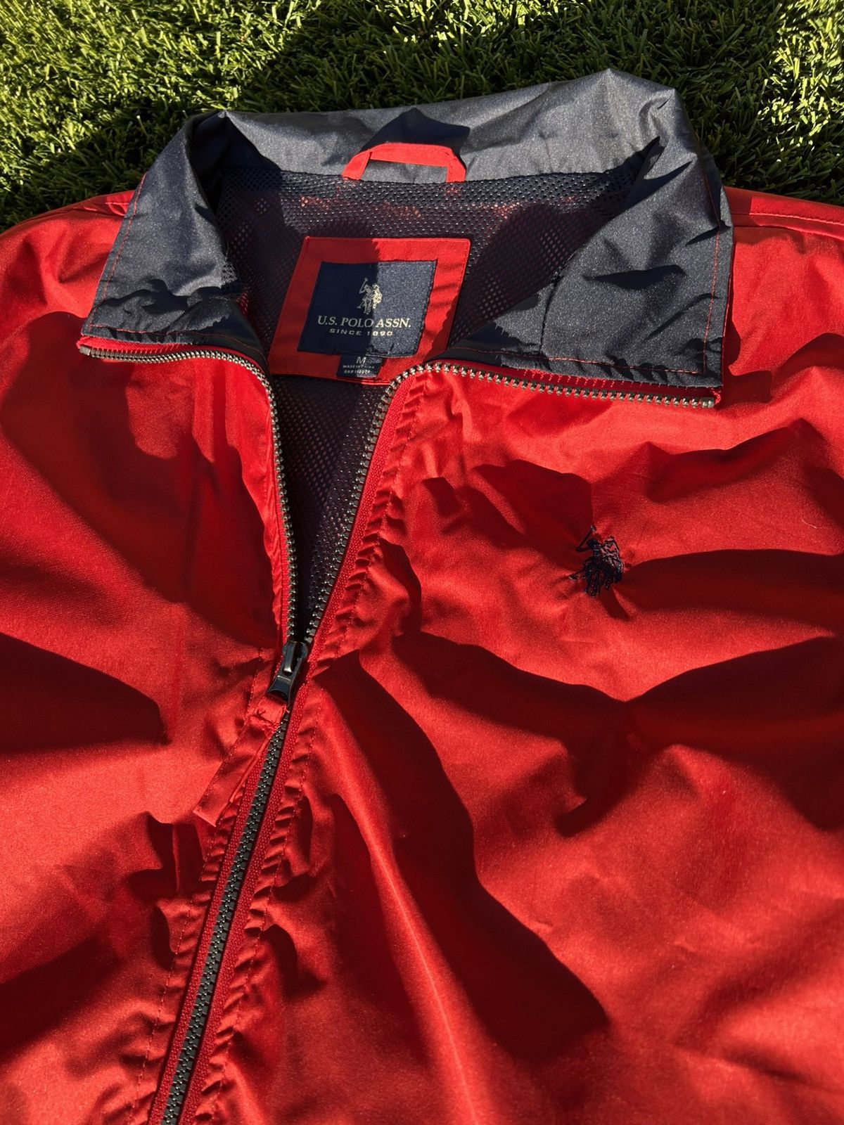 Polo Ralph Lauren Red Polo Zip up windbreaker Size US M / EU 48-50 / 2 - 2 Thumbnail