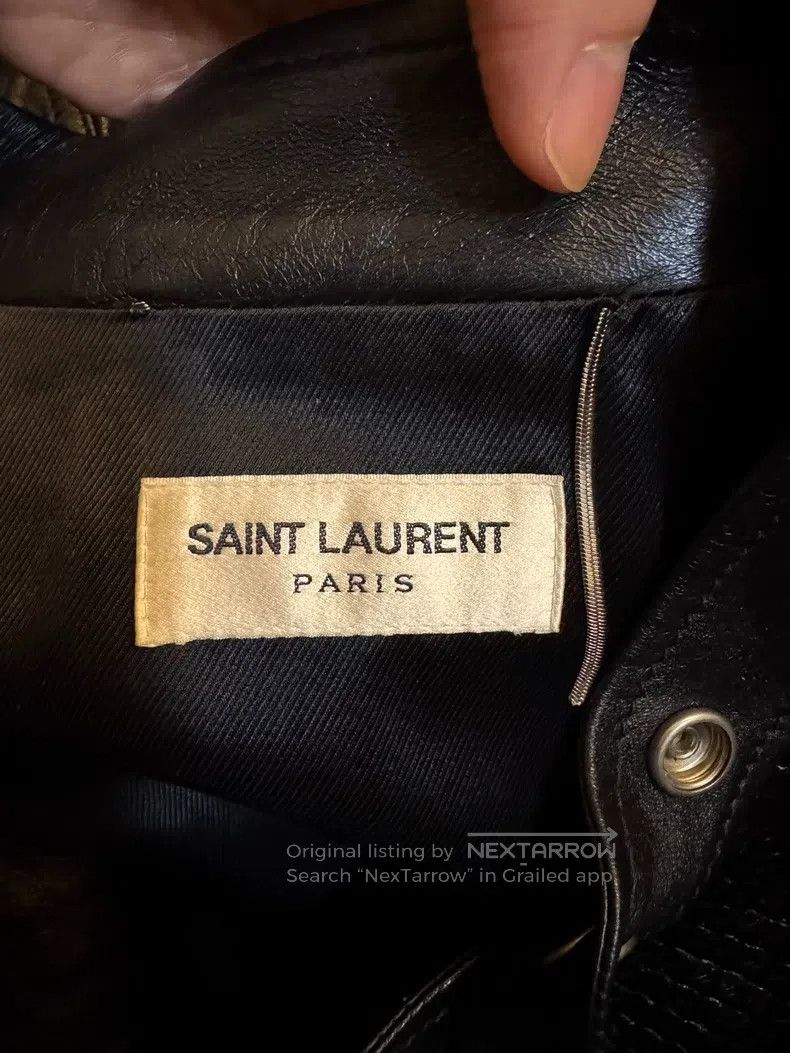 Saint Laurent Paris Saint Laurent Paris Snake Leather Jacket Leather Jacket Mo Size US M / EU 48-50 / 2 - 9 Thumbnail