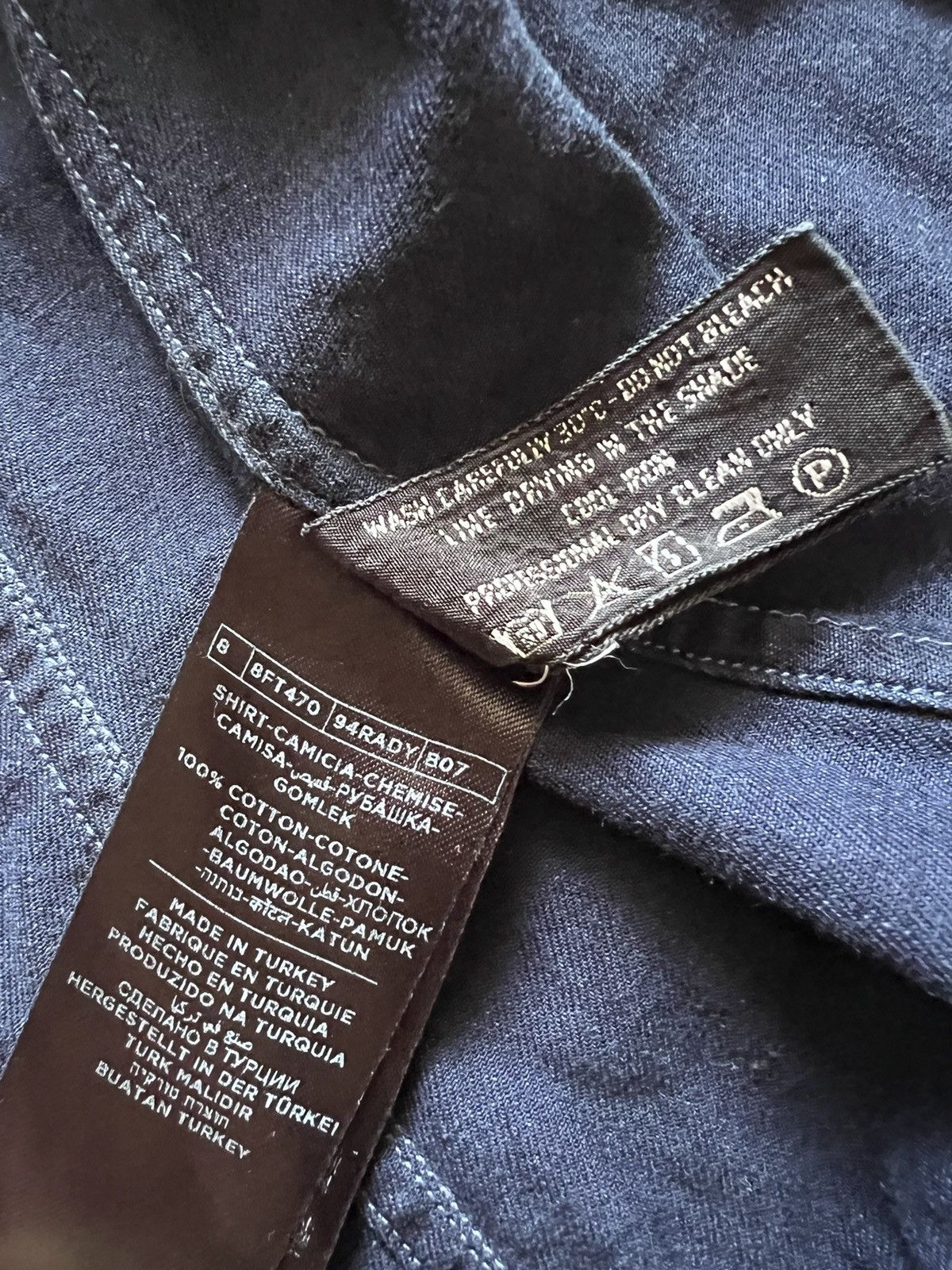 Tom Ford Tom Ford denim luxury shirt button down chest pocket Size US S / EU 44-46 / 1 - 10 Thumbnail
