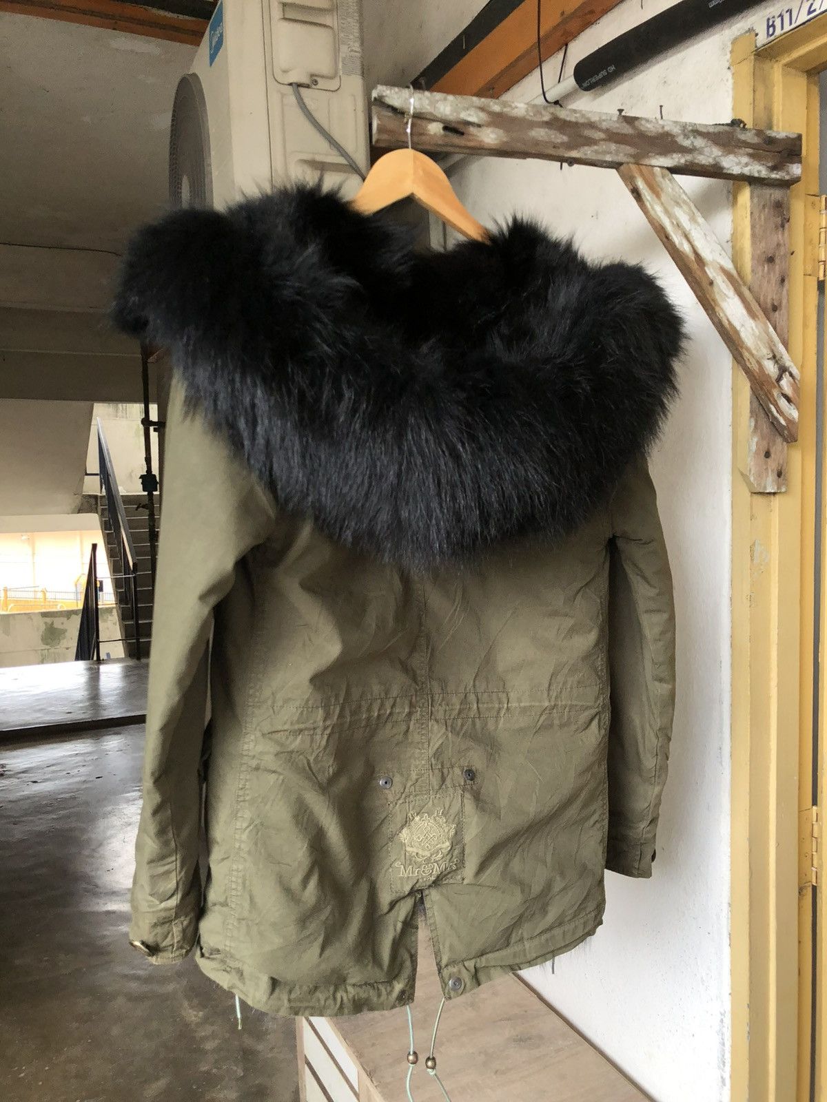 MR & MRS ITALY On Fire🔥 Mr & Mrs Italy Kayote Fur Army Green Parka Jacket Size XXS / US 00 / IT 34 - 7 Thumbnail