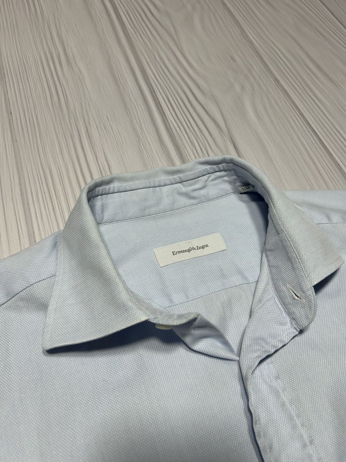 Ermenegildo Zegna Ermenegildo Zegna Button Ups Shirt Size 40 15 3/4 Size US L / EU 52-54 / 3 - 5 Thumbnail