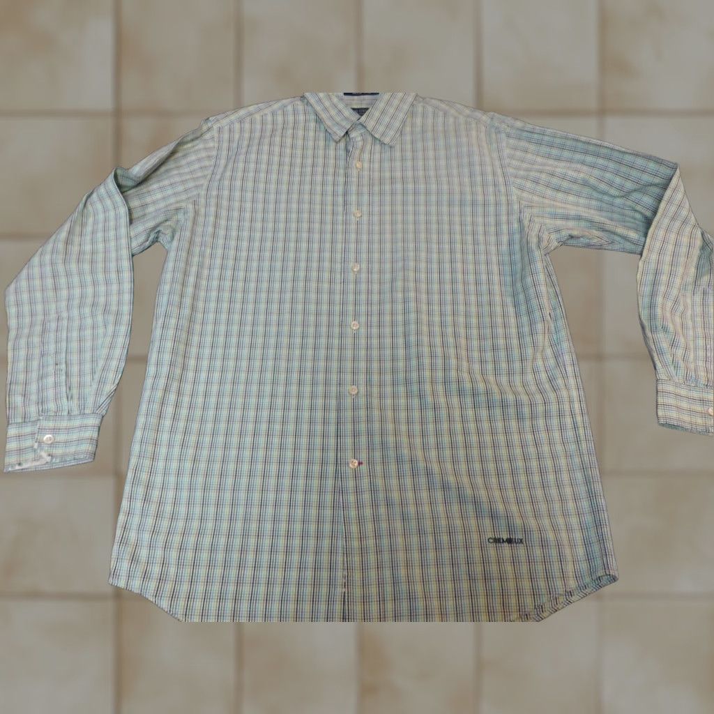 Cremieux Daniel Cremieux Mens shirt Medium Green Plaid button down Regular Sleeve Long Sleeve Collar Shirt Mens boys? Size US M / EU 48-50 / 2 - 1 Thumbnail
