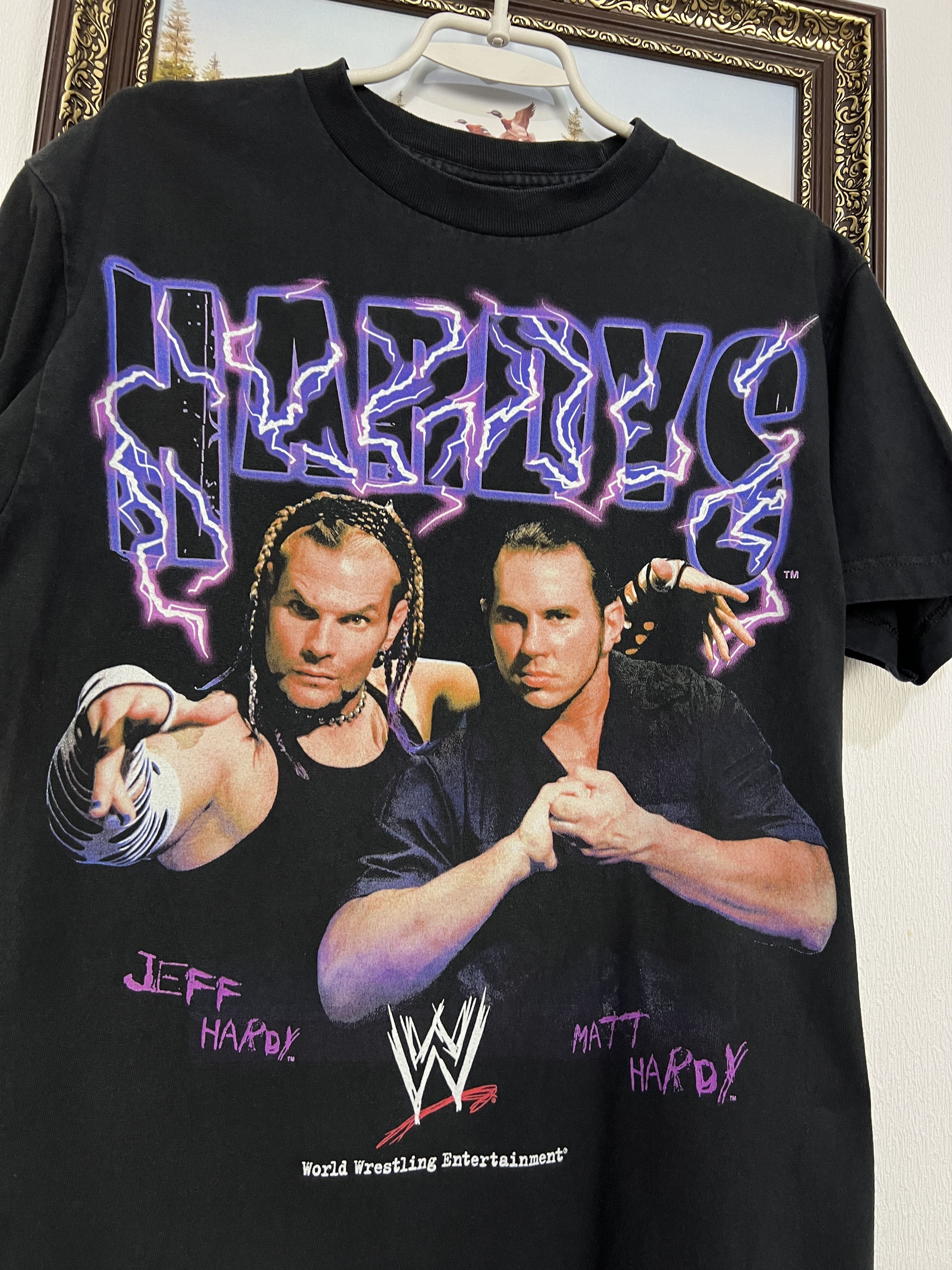Vintage The Hardys WWE Wrestling Shirt Jersey Tee Hype Over Print Size US M / EU 48-50 / 2 - 3 Thumbnail